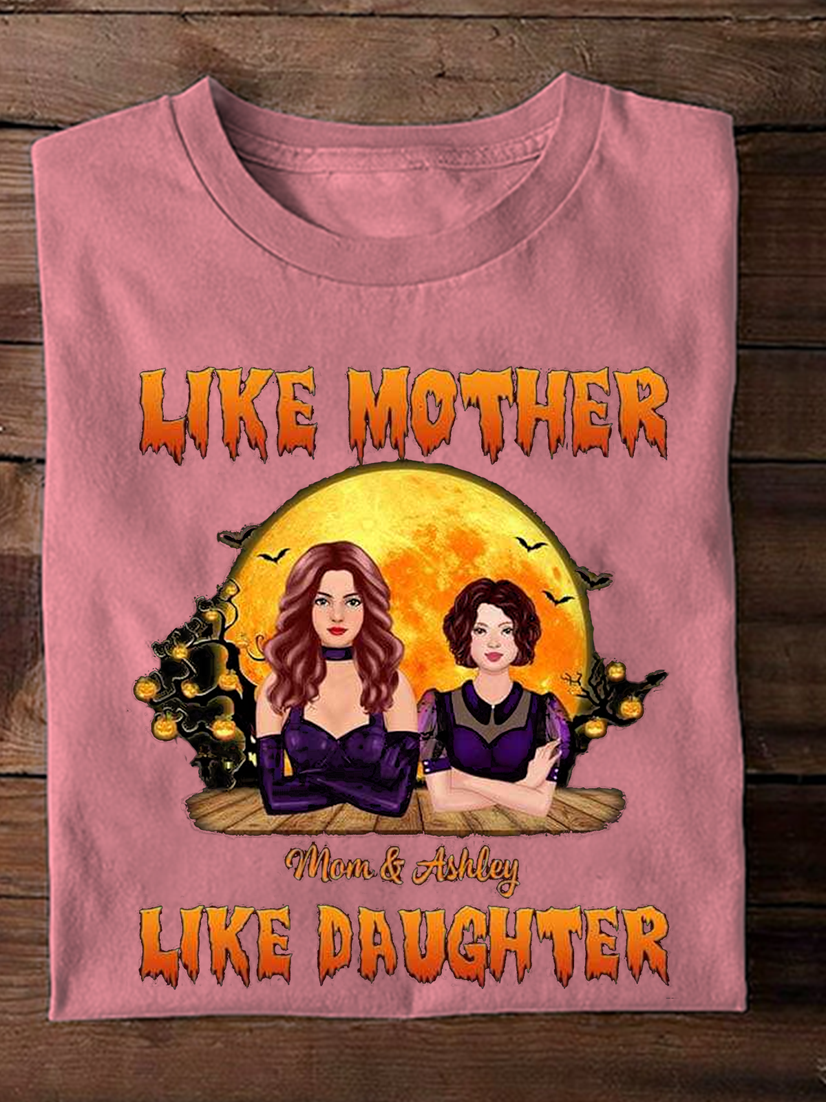 Like Mother Like Daughter Witch Halloween T-Shirt