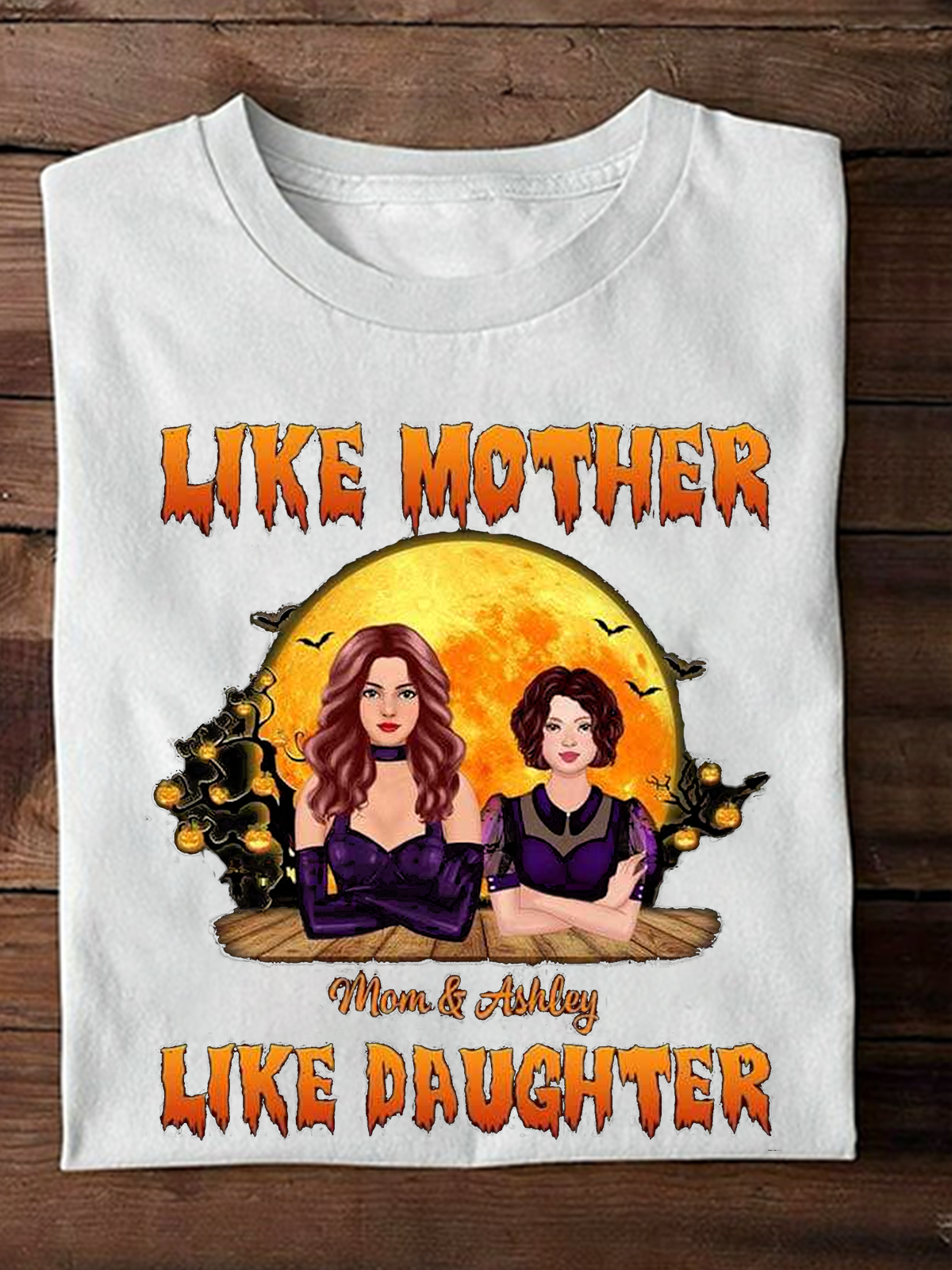 Like Mother Like Daughter Witch Halloween T-Shirt