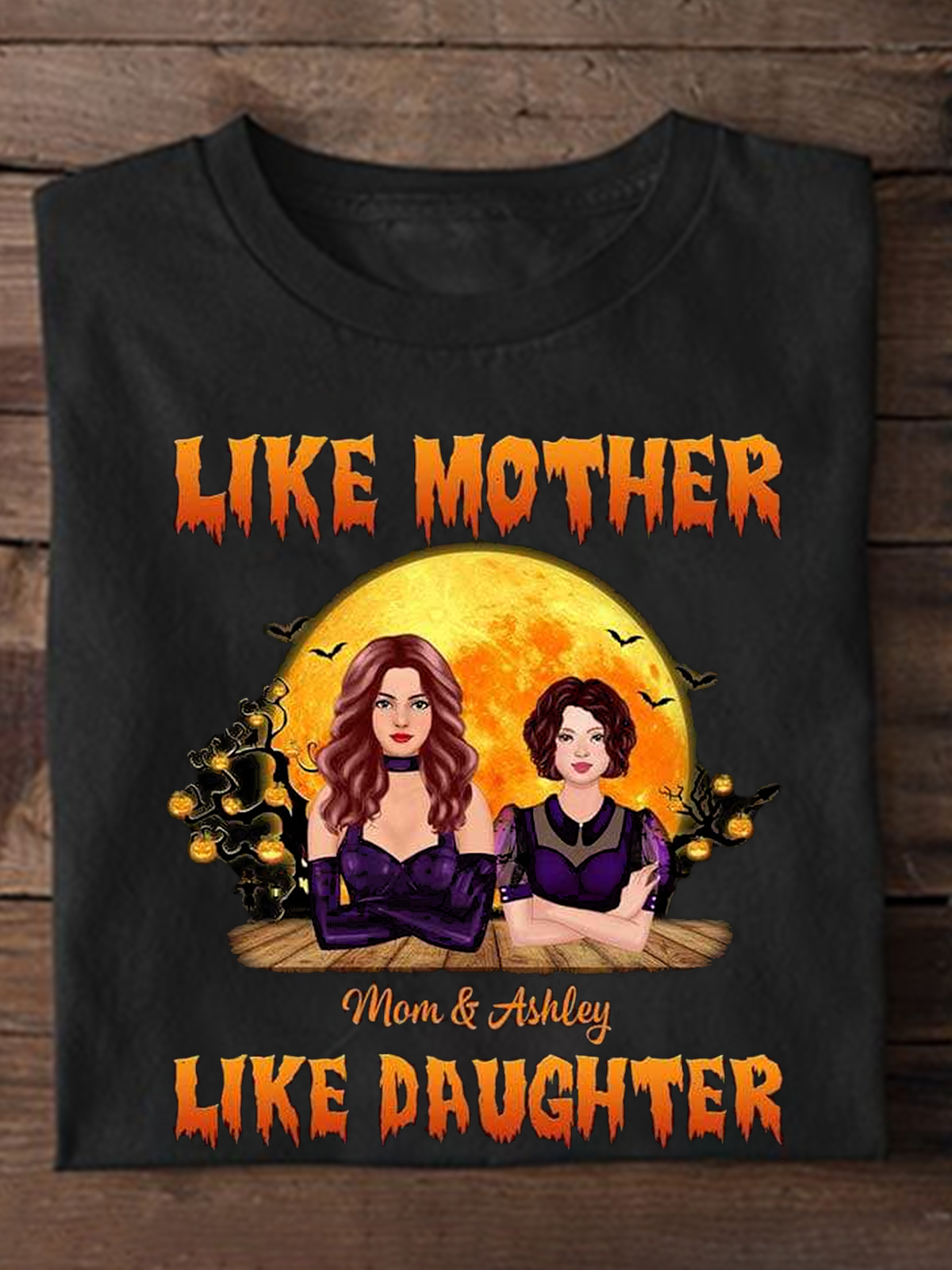 Like Mother Like Daughter Witch Halloween T-Shirt