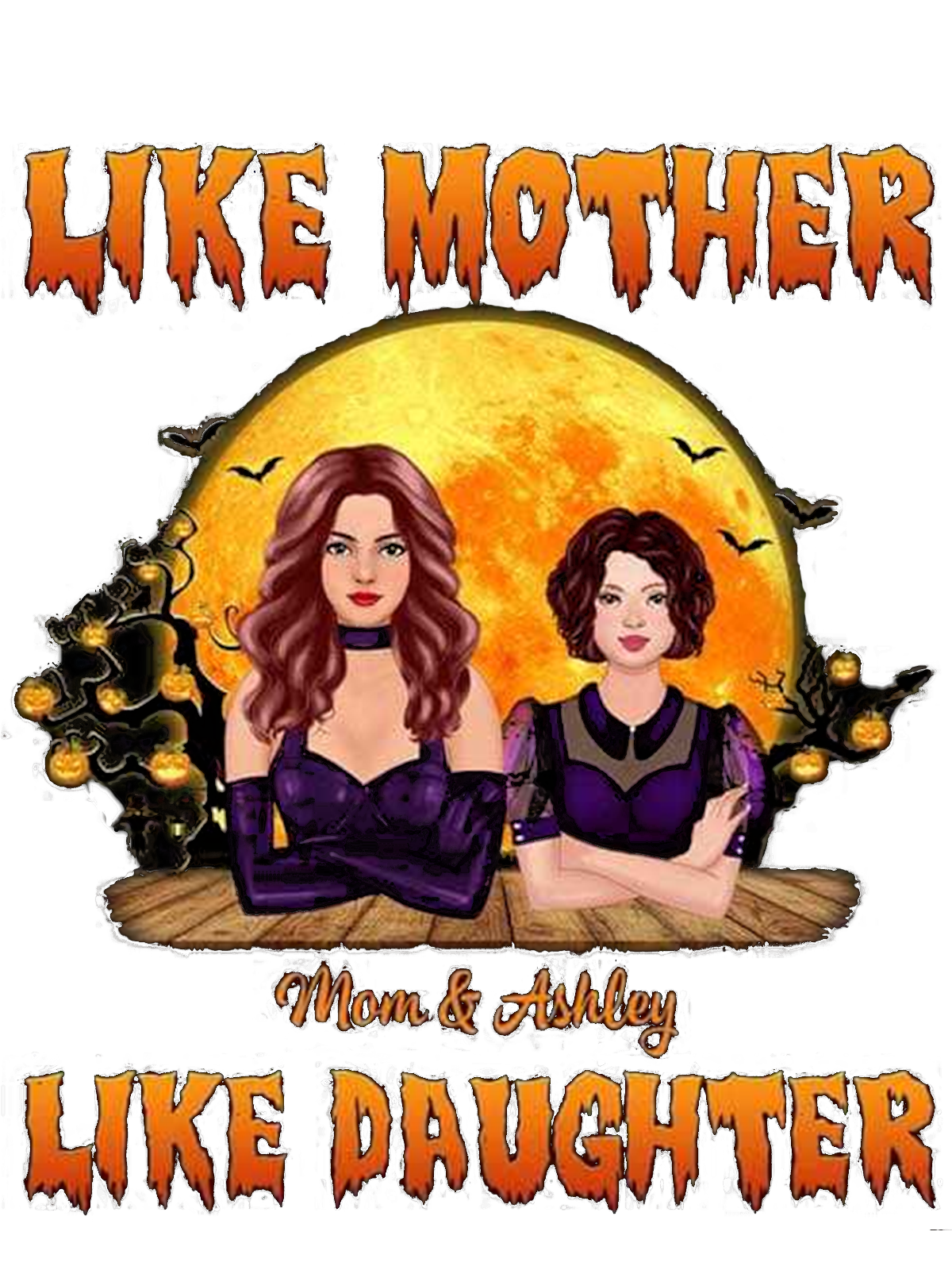 Like Mother Like Daughter Witch Halloween T-Shirt