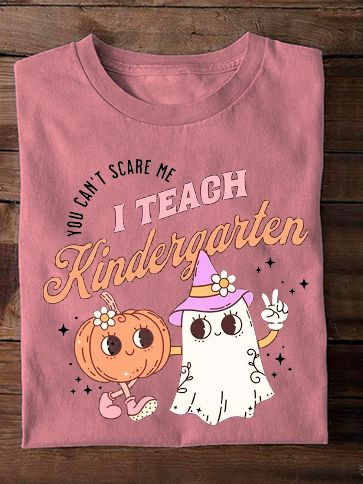 Halloween Kindergarten Teacher witch Halloween T-Shirt