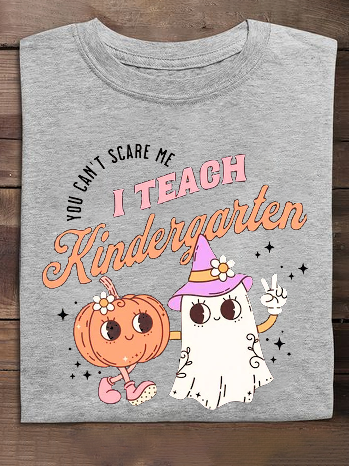 Halloween Kindergarten Teacher witch Halloween T-Shirt