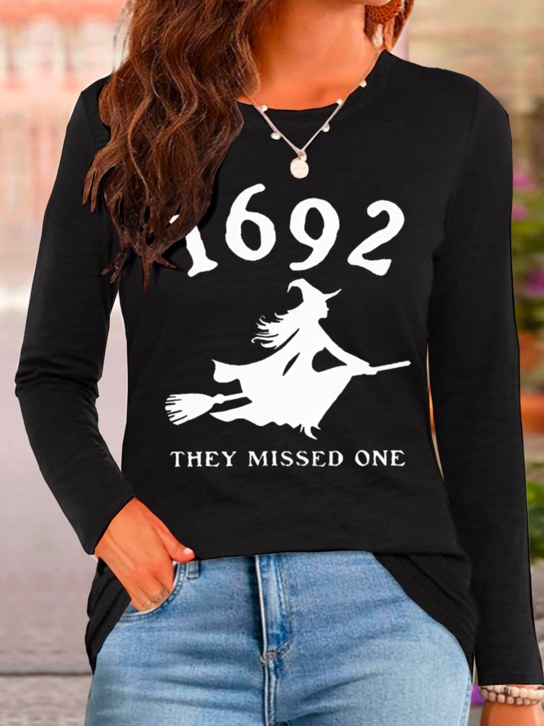 1692  They Missed One  witch Halloween T-Shirt