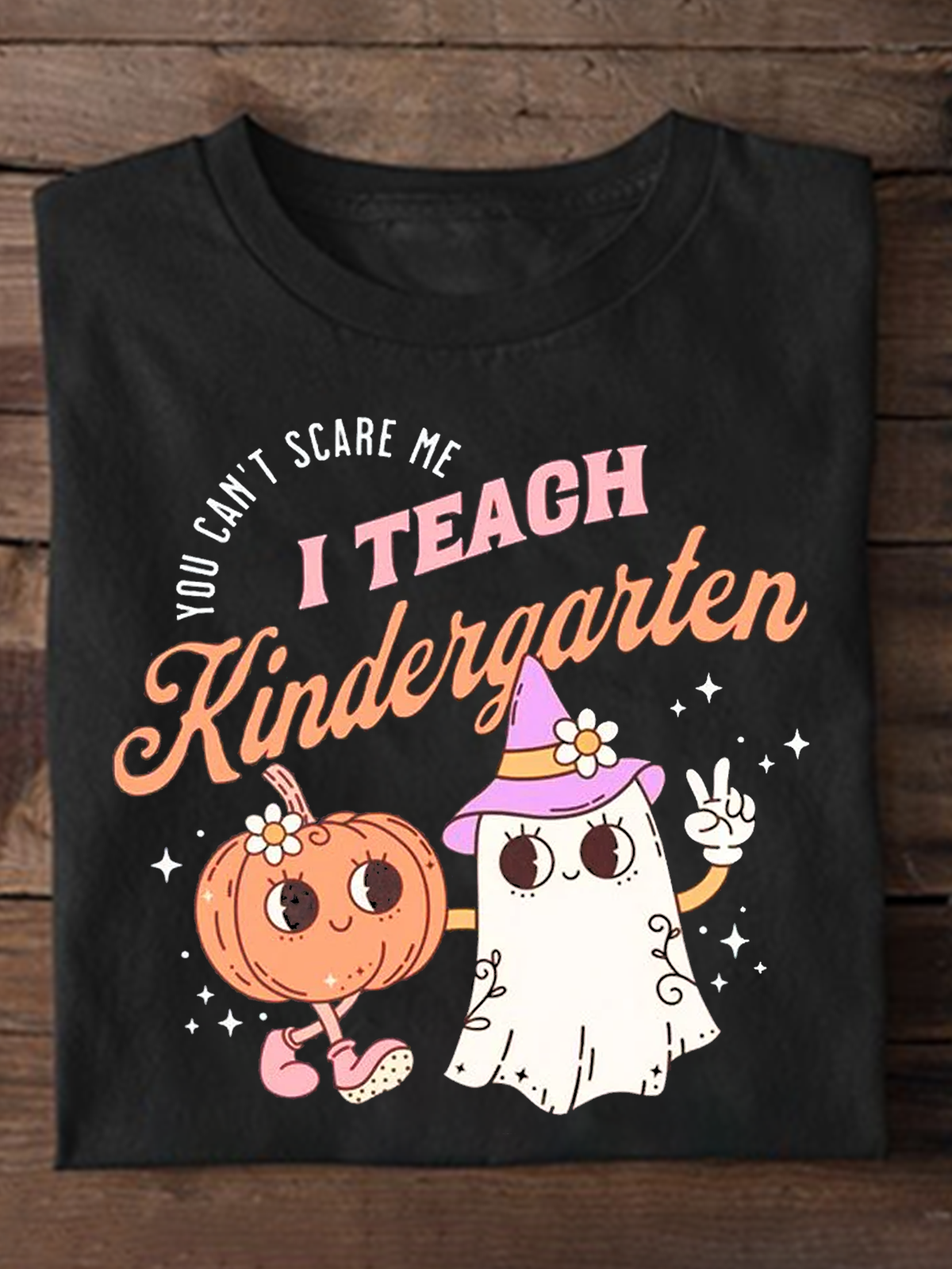 Halloween Kindergarten Teacher witch Halloween T-Shirt