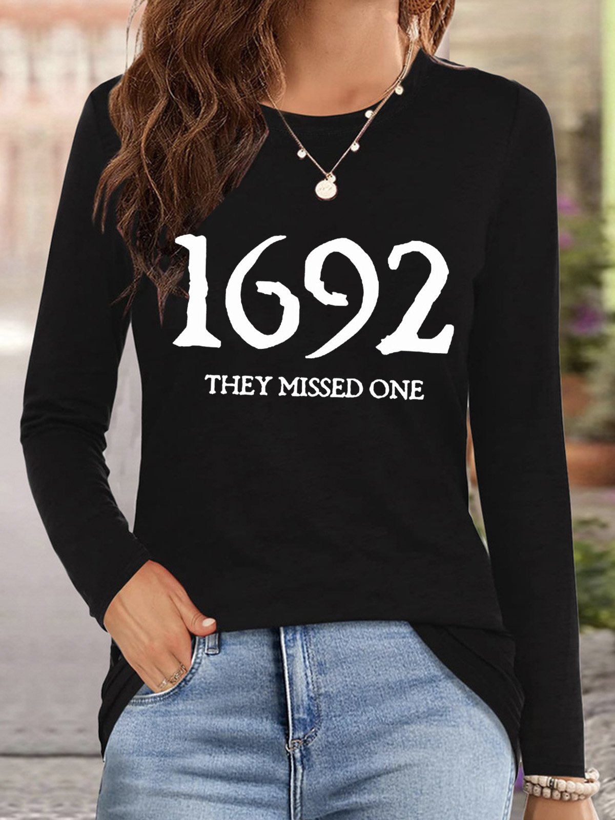 1692 They Missed One  witch Halloween T-Shirt