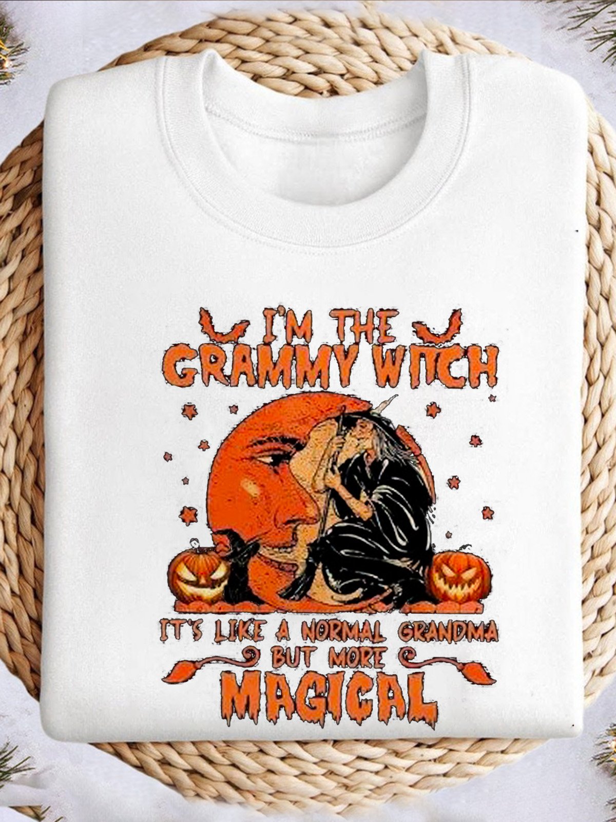 I'm The Grandma Witch Halloween  Sweatshirt