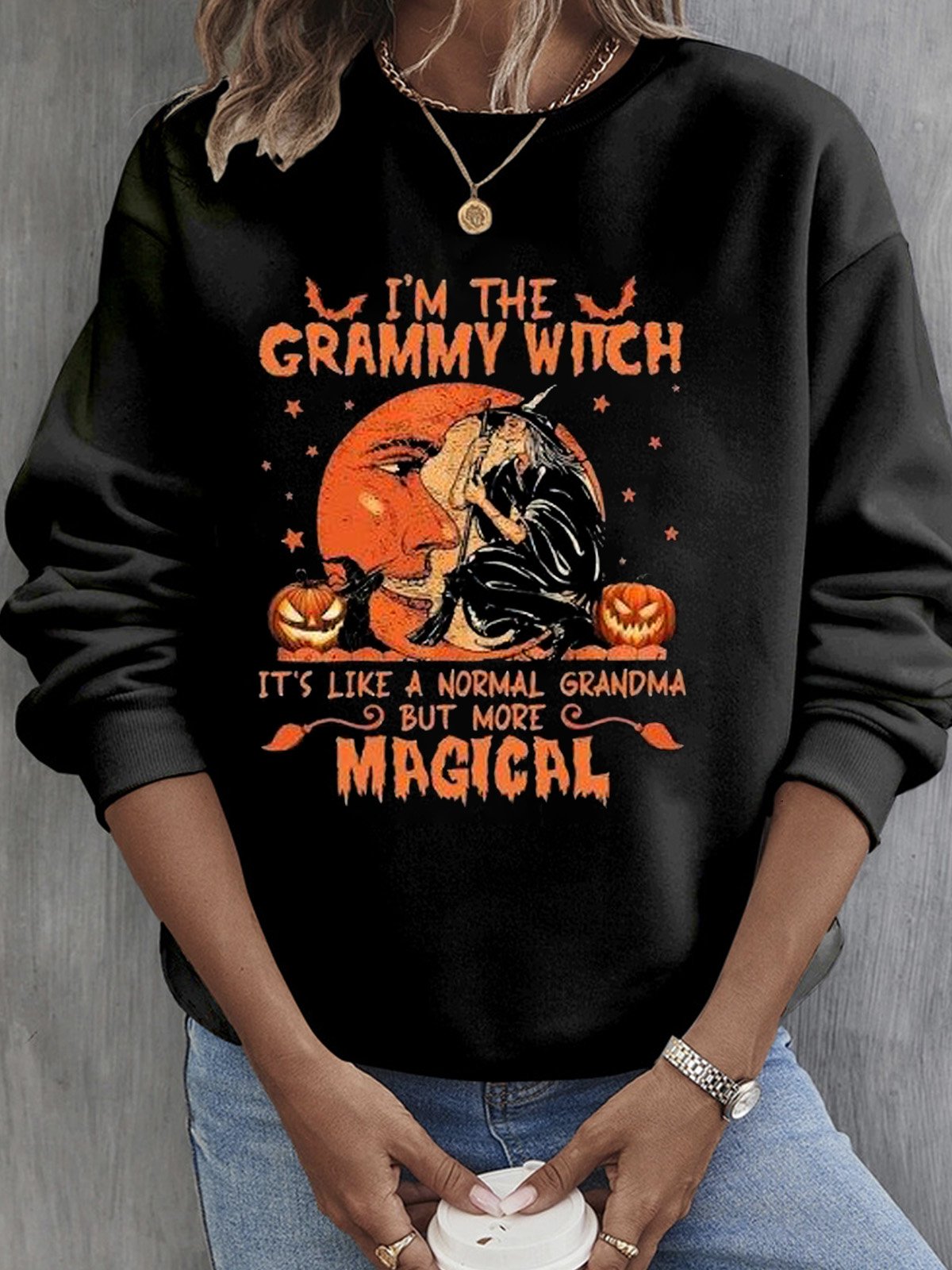 I'm The Grandma Witch Halloween  Sweatshirt