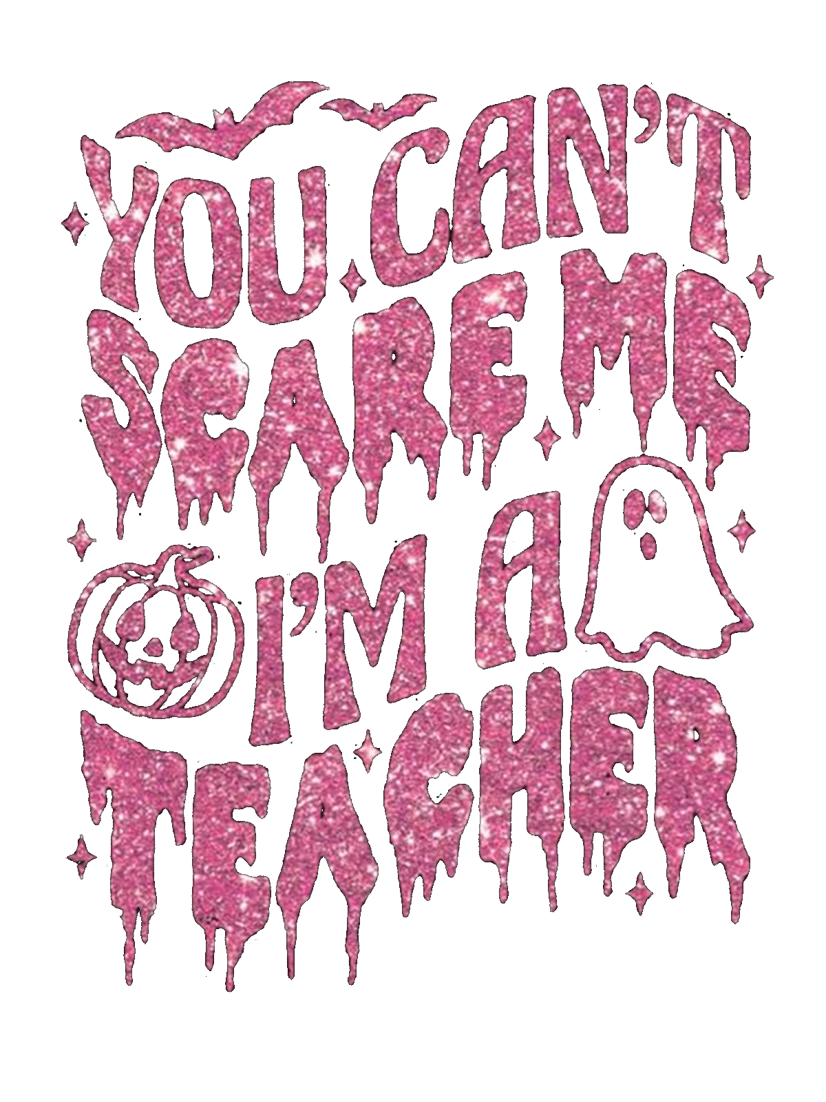 You Can't Scare Me I'm A Teacher witch Halloween T-Shirt