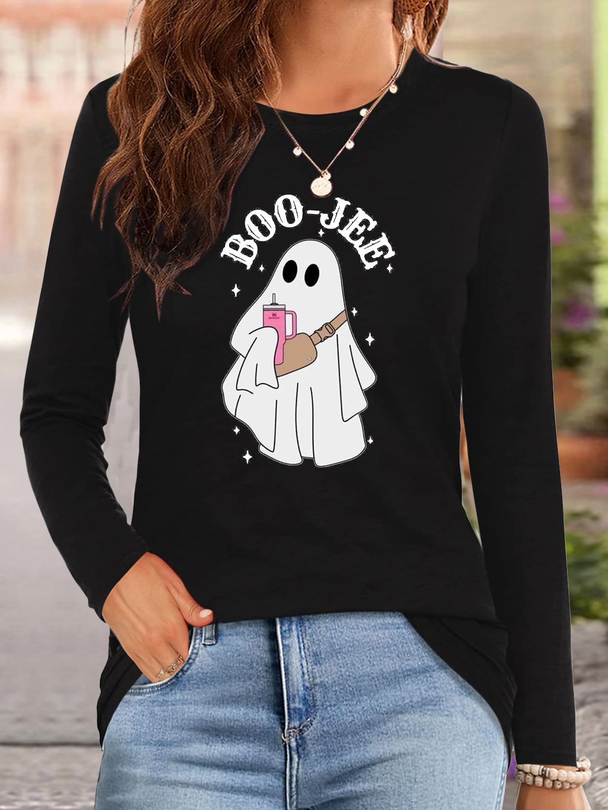 Cotton Boo-Jee witch Halloween T-Shirt