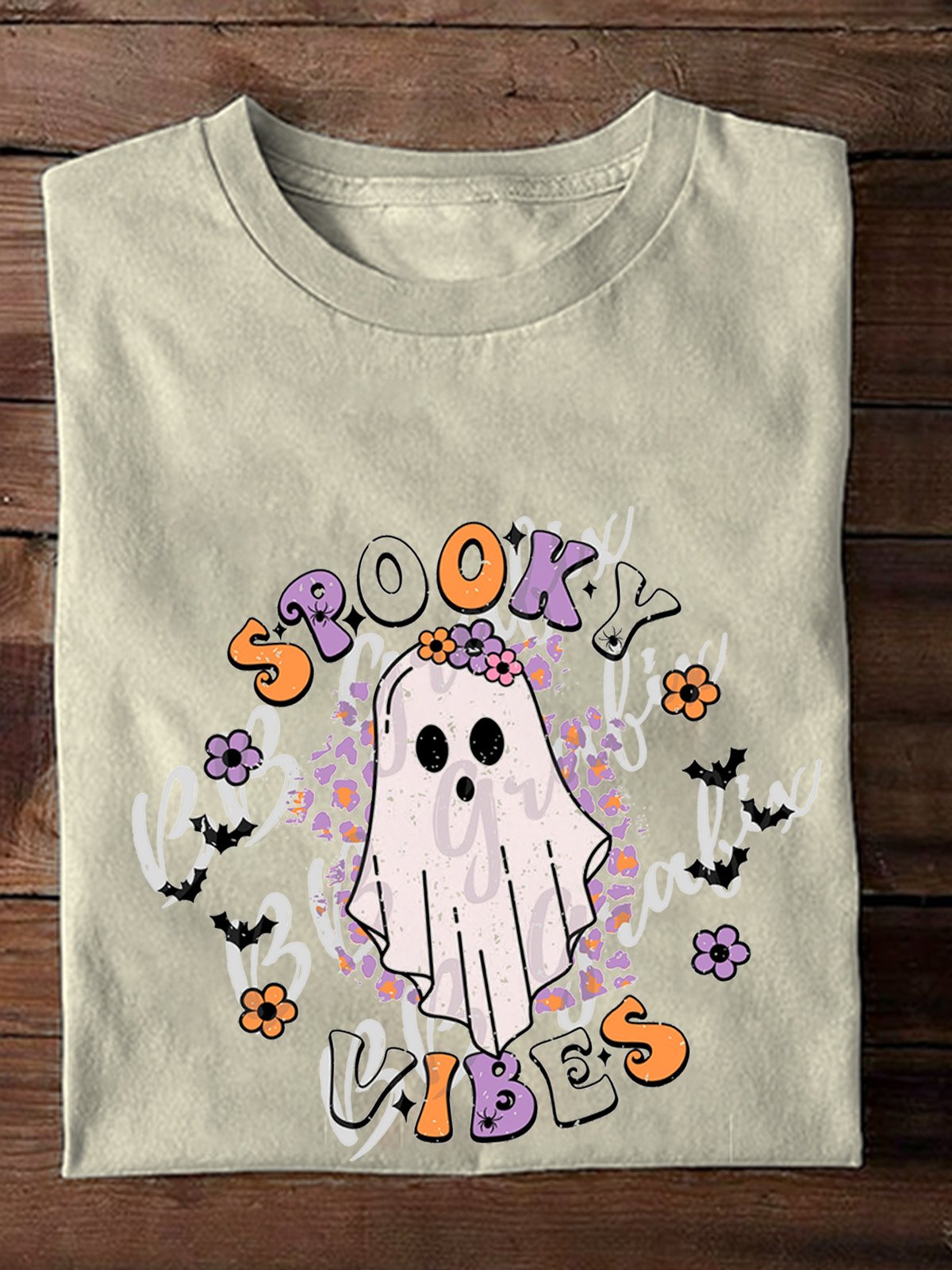 Digital Png File Spooky Vibes Retro Halloween witch Halloween T-Shirt