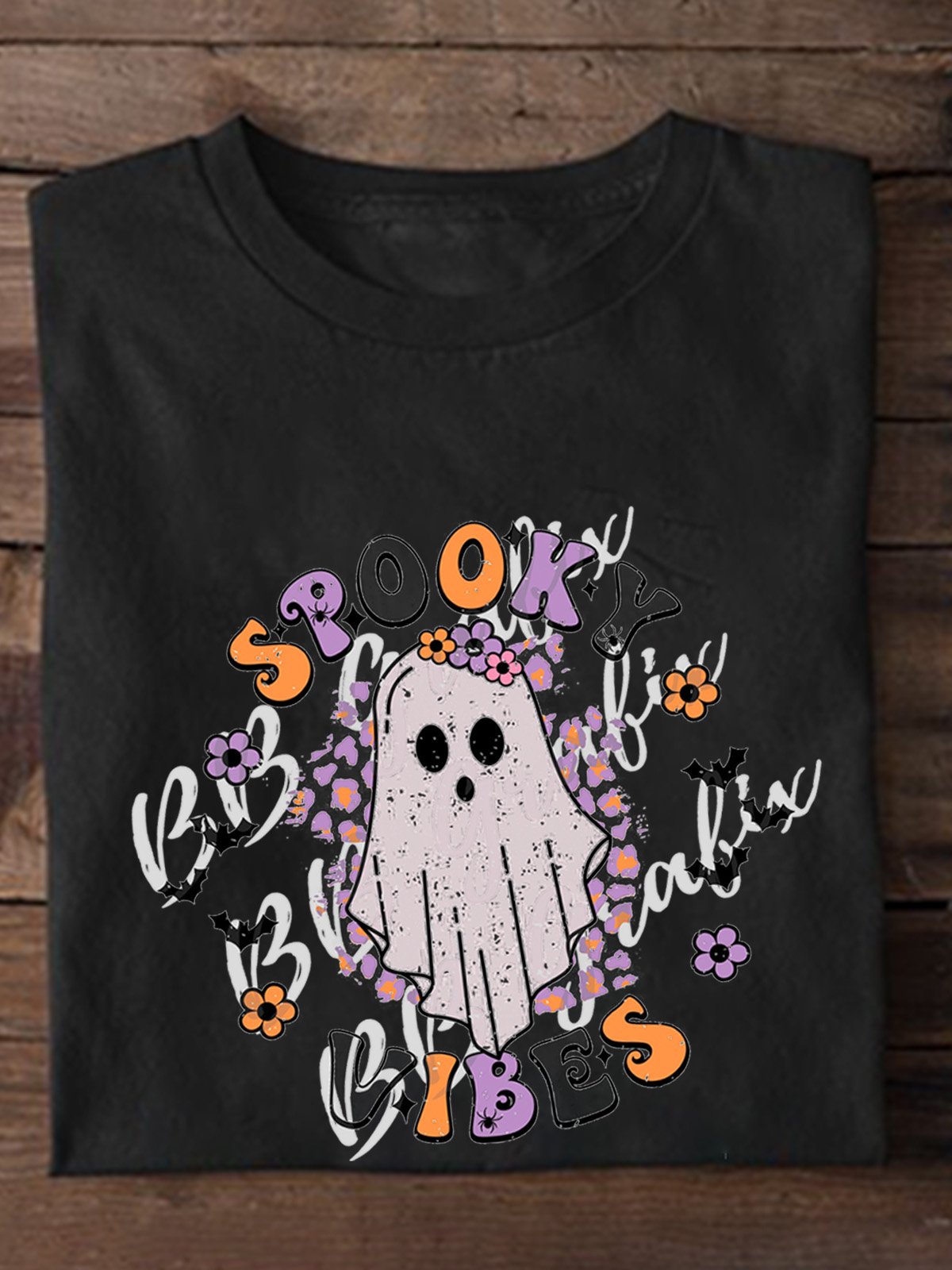 Digital Png File Spooky Vibes Retro Halloween witch Halloween T-Shirt