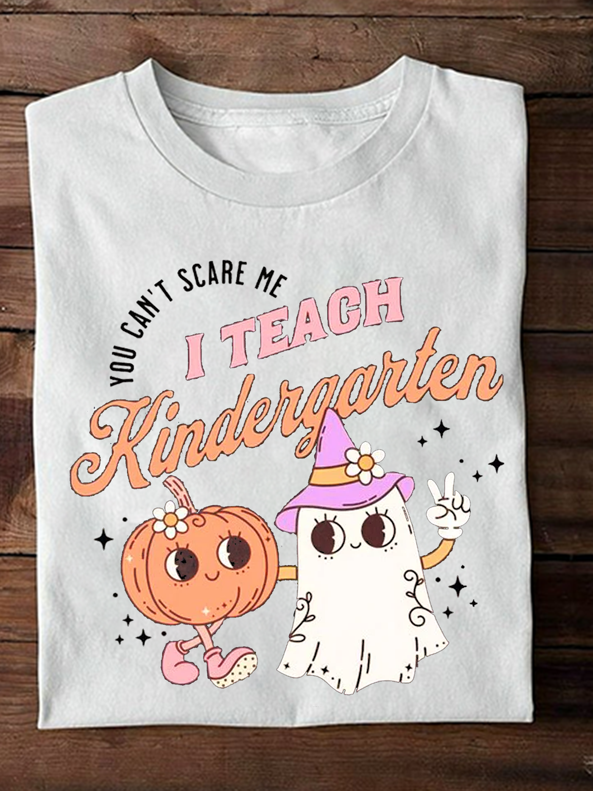 Halloween Kindergarten Teacher witch Halloween T-Shirt