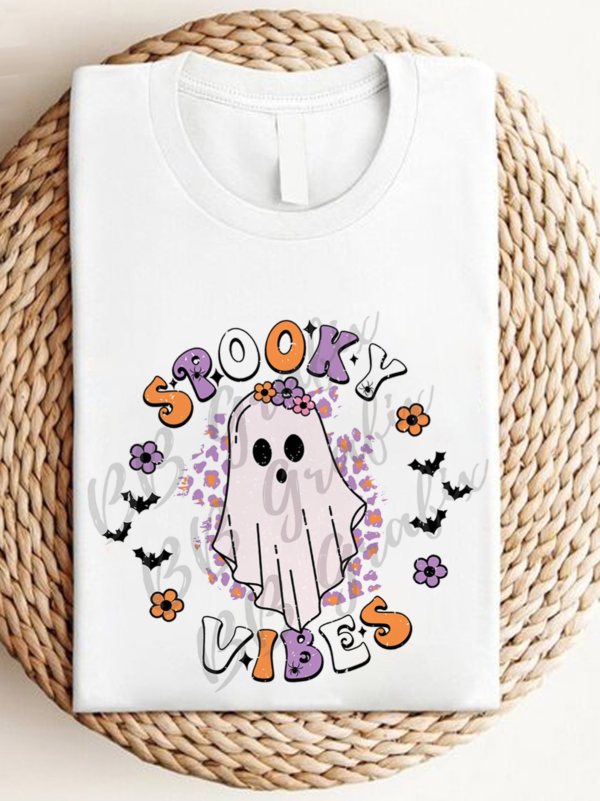 Digital Png File Spooky Vibes Retro Halloween witch Halloween T-Shirt