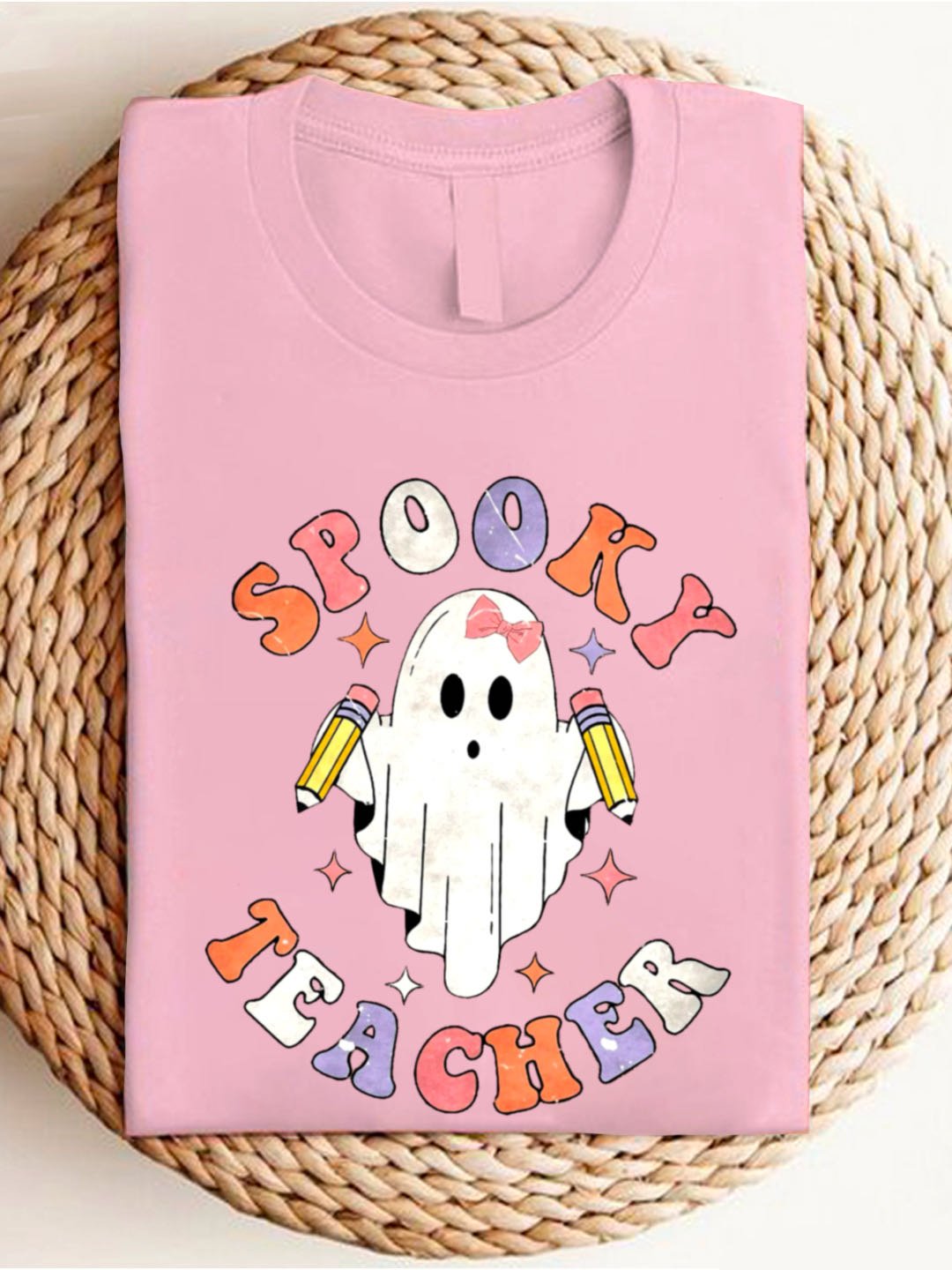 witch Spooky Teacher  Halloween T-Shirt