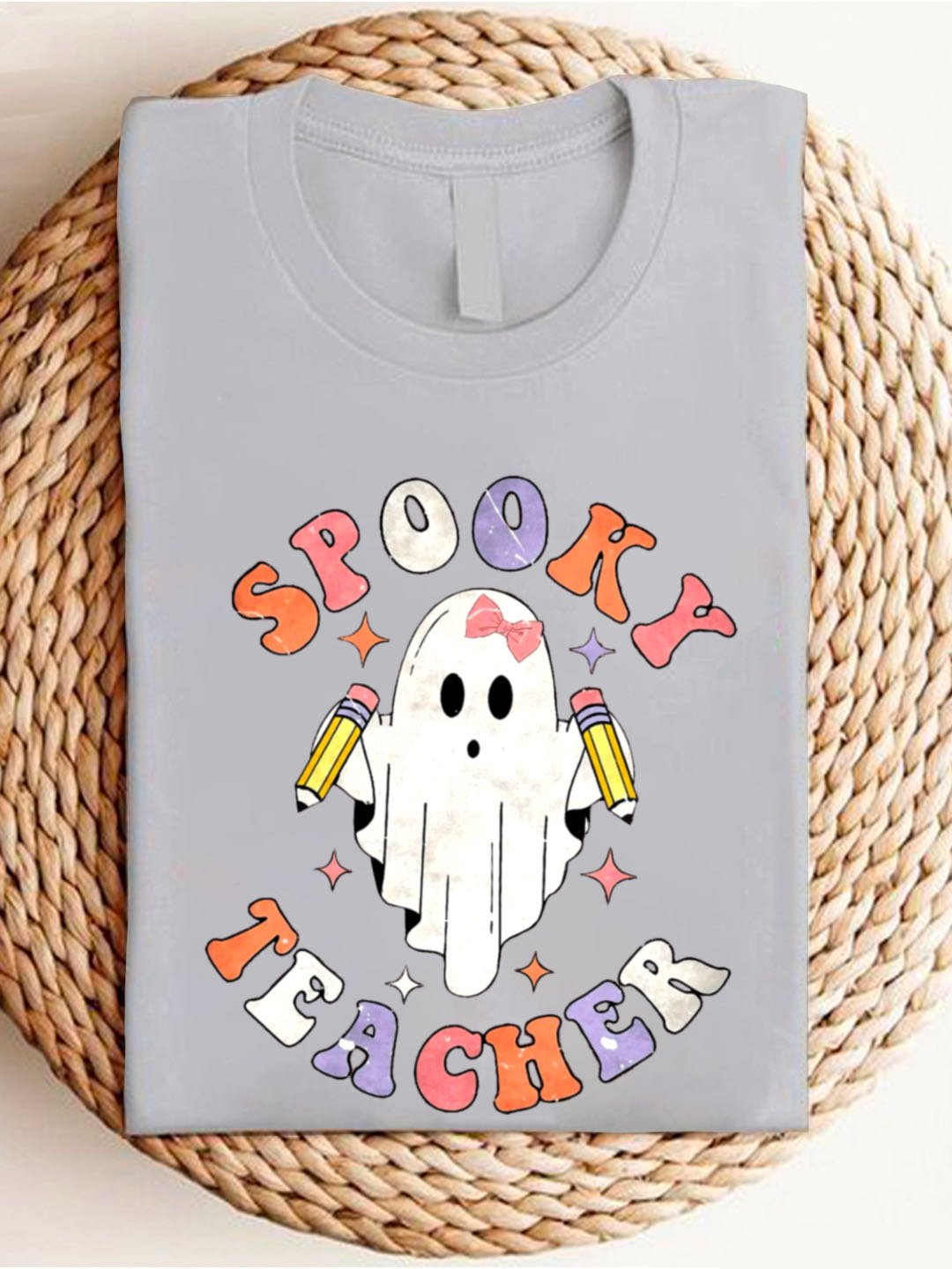 witch Spooky Teacher  Halloween T-Shirt