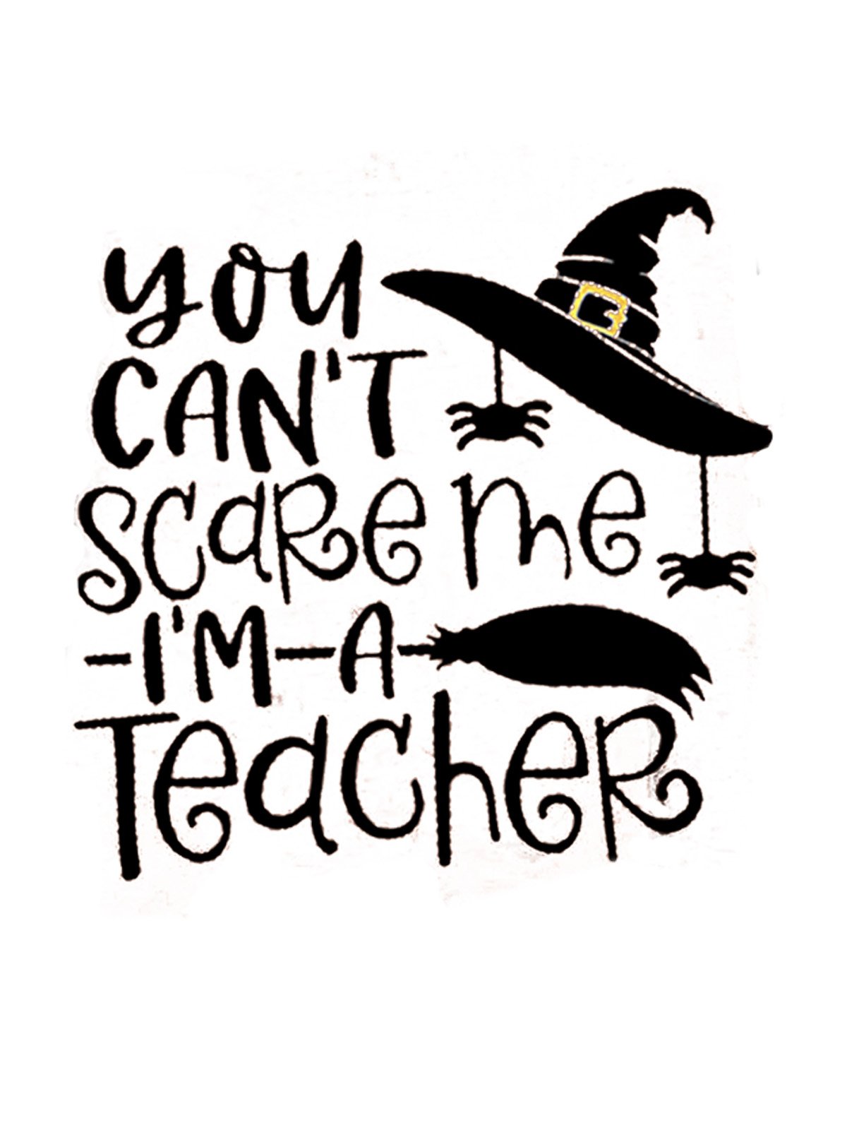 Witch Teacher witch Halloween  T-Shirt