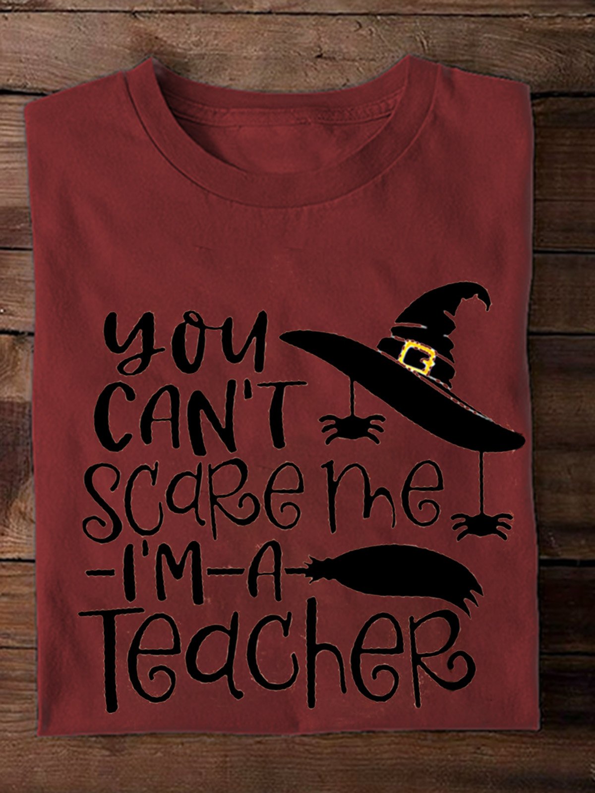 Witch Teacher witch Halloween  T-Shirt