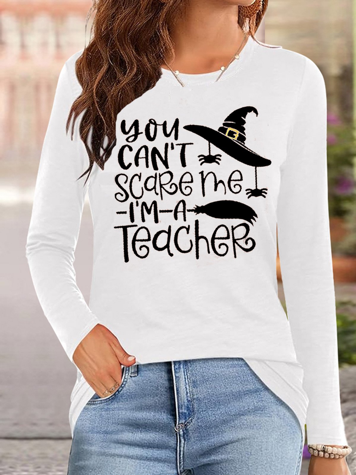 Witch Teacher witch Halloween  T-Shirt