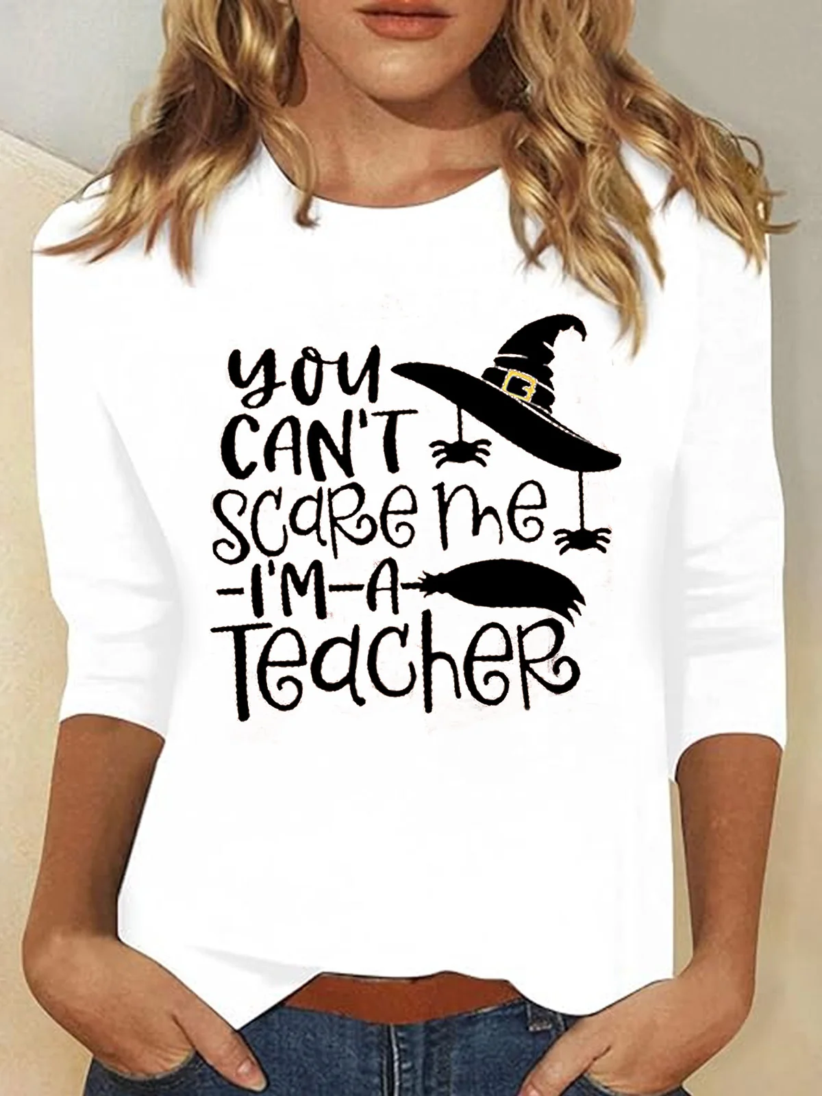 Witch Teacher witch Halloween  T-Shirt