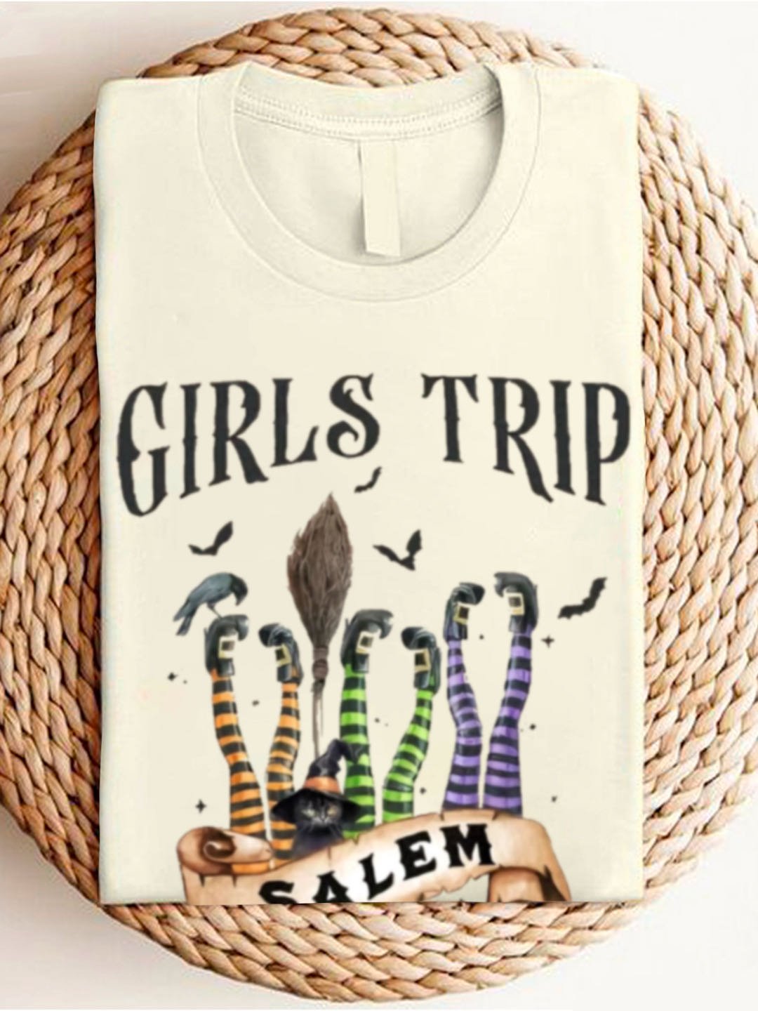 Girls Trip  time to get wicked witch Halloween T-Shirt