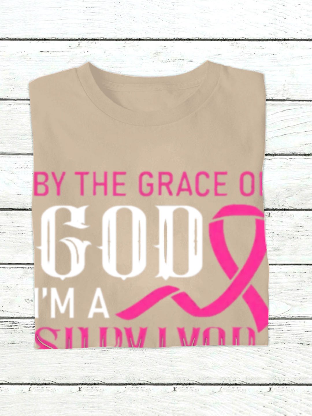 By The Grace Of God I'm A Survivor Breast Cancer Sweatshirt