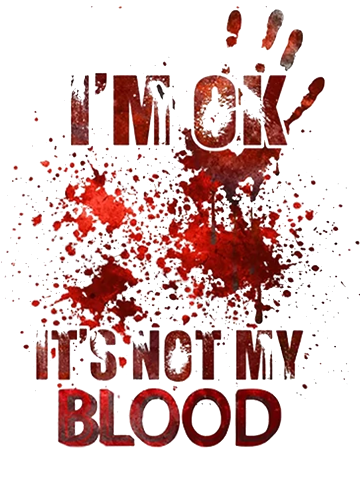 I'M Ok It'S Not My Blood witch Halloween Sweatshirt