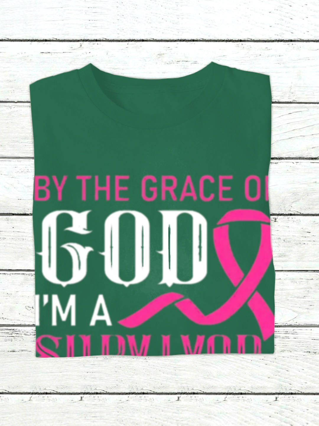 By The Grace Of God I'm A Survivor Breast Cancer Sweatshirt