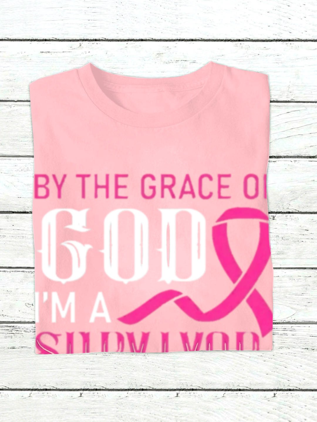 By The Grace Of God I'm A Survivor Breast Cancer Sweatshirt