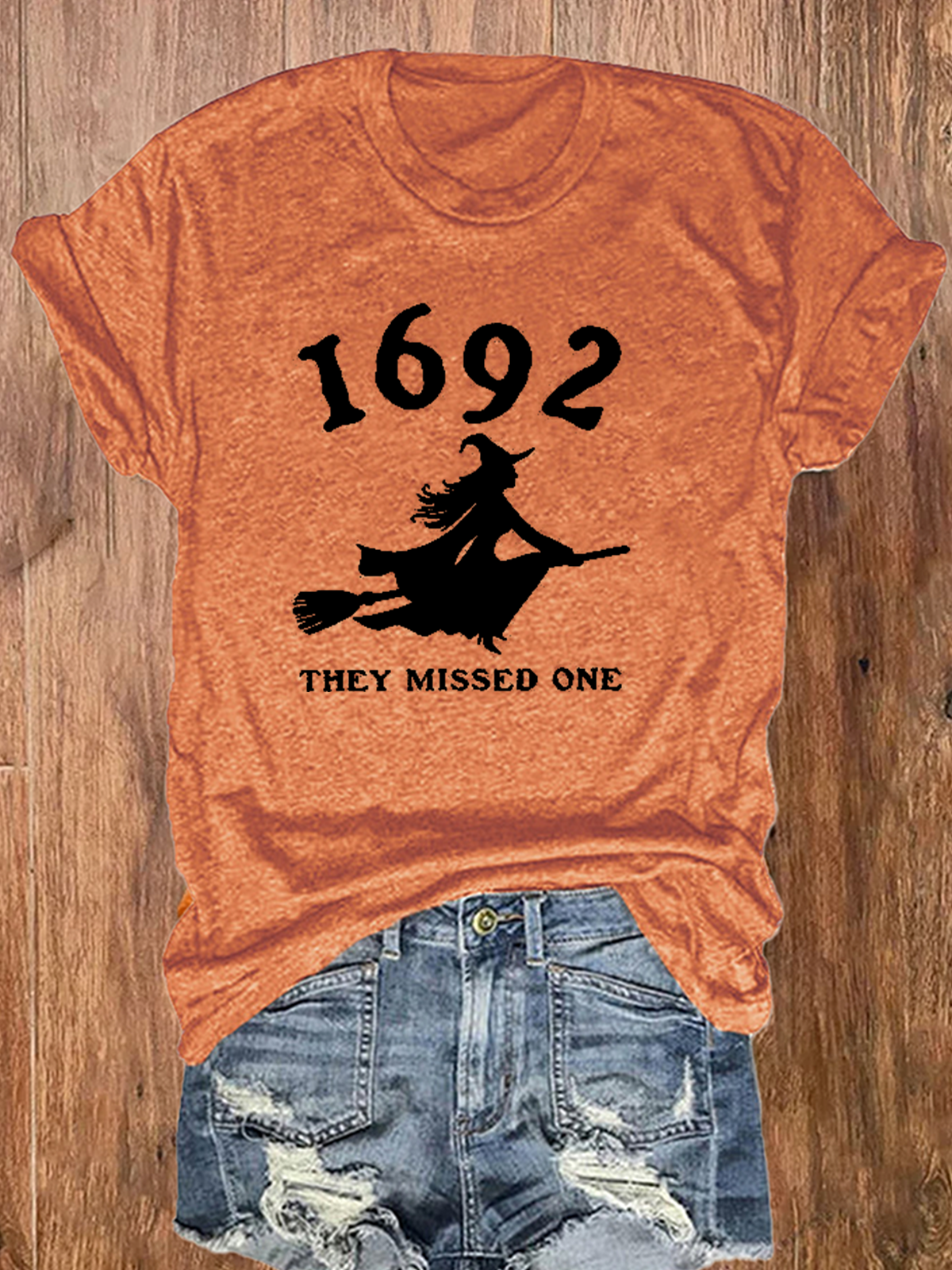 1692  They Missed One  witch Halloween T-Shirt