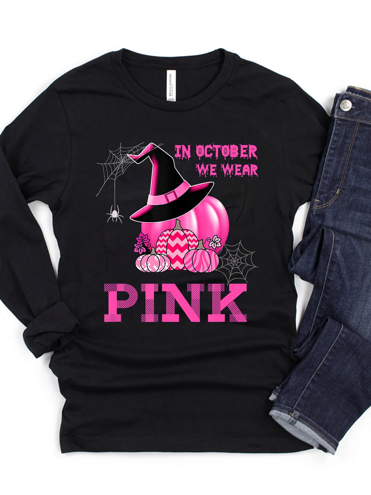 in october we wear pink Breast Cancer  T-Shirt