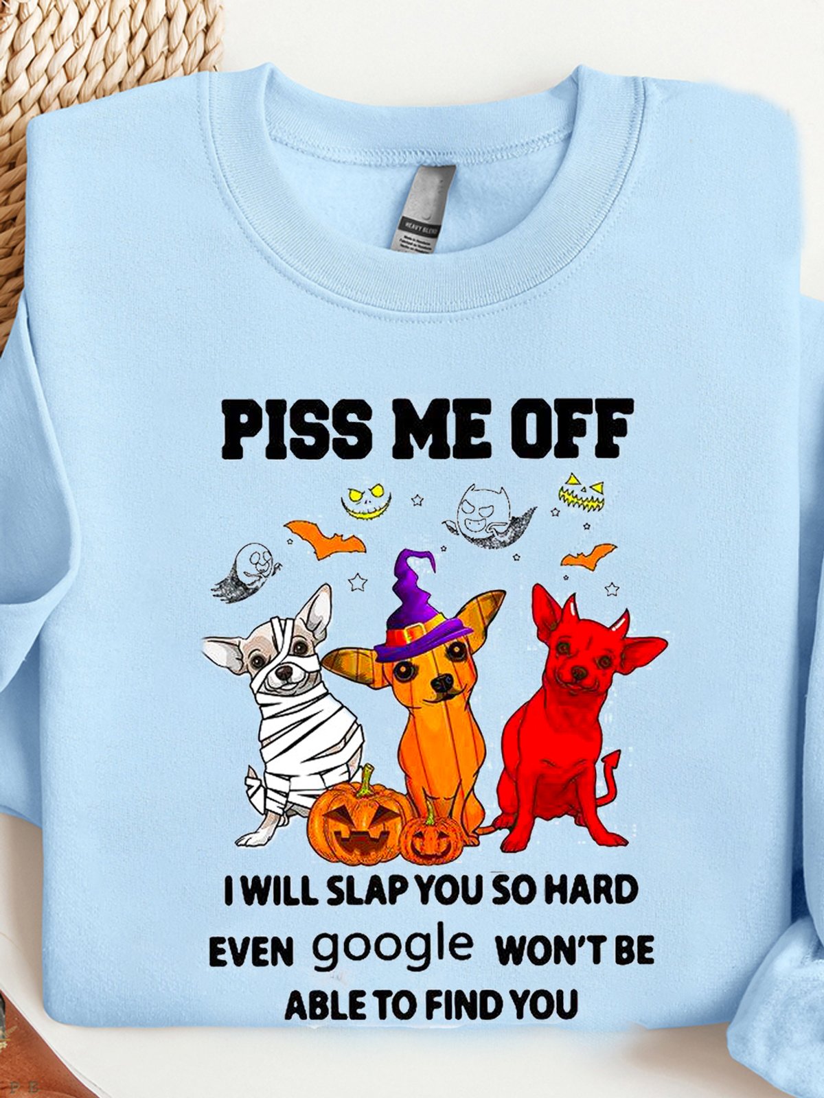 plss me off witch Halloween  Sweatshirt