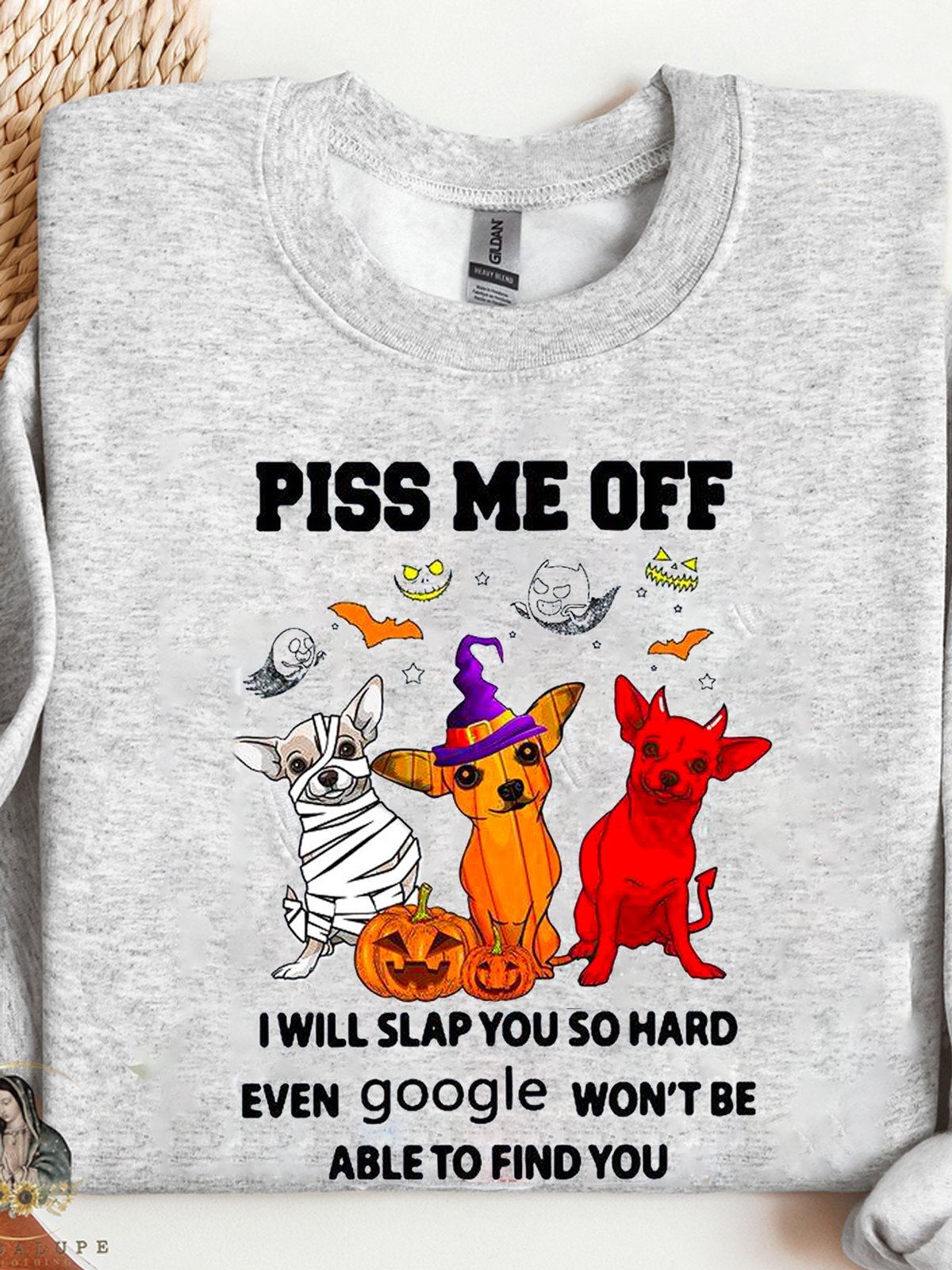 plss me off witch Halloween  Sweatshirt