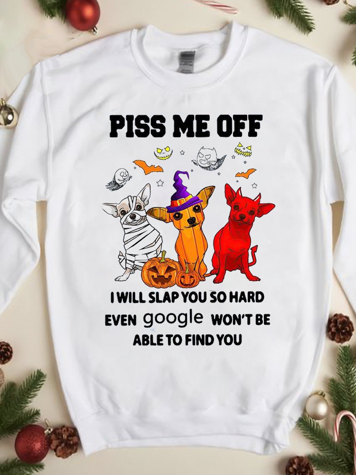 plss me off witch Halloween  Sweatshirt