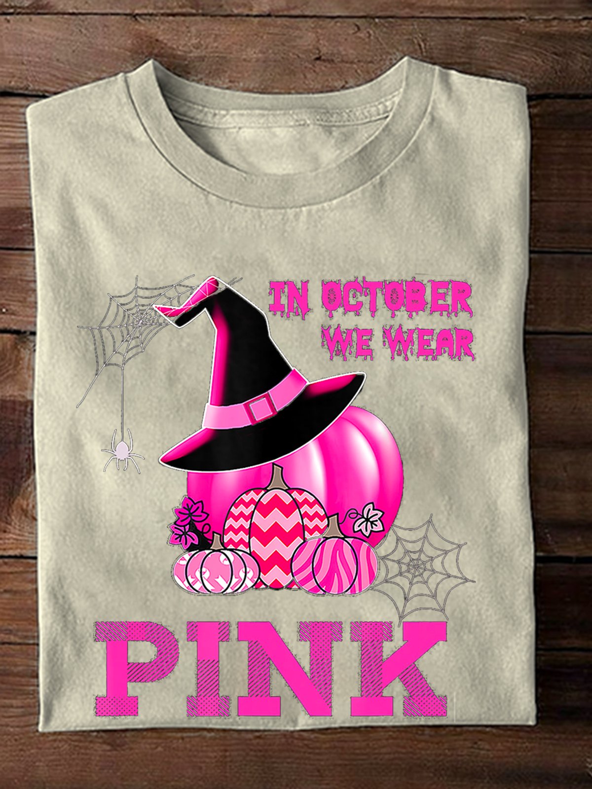 in october we wear pink Breast Cancer  T-Shirt