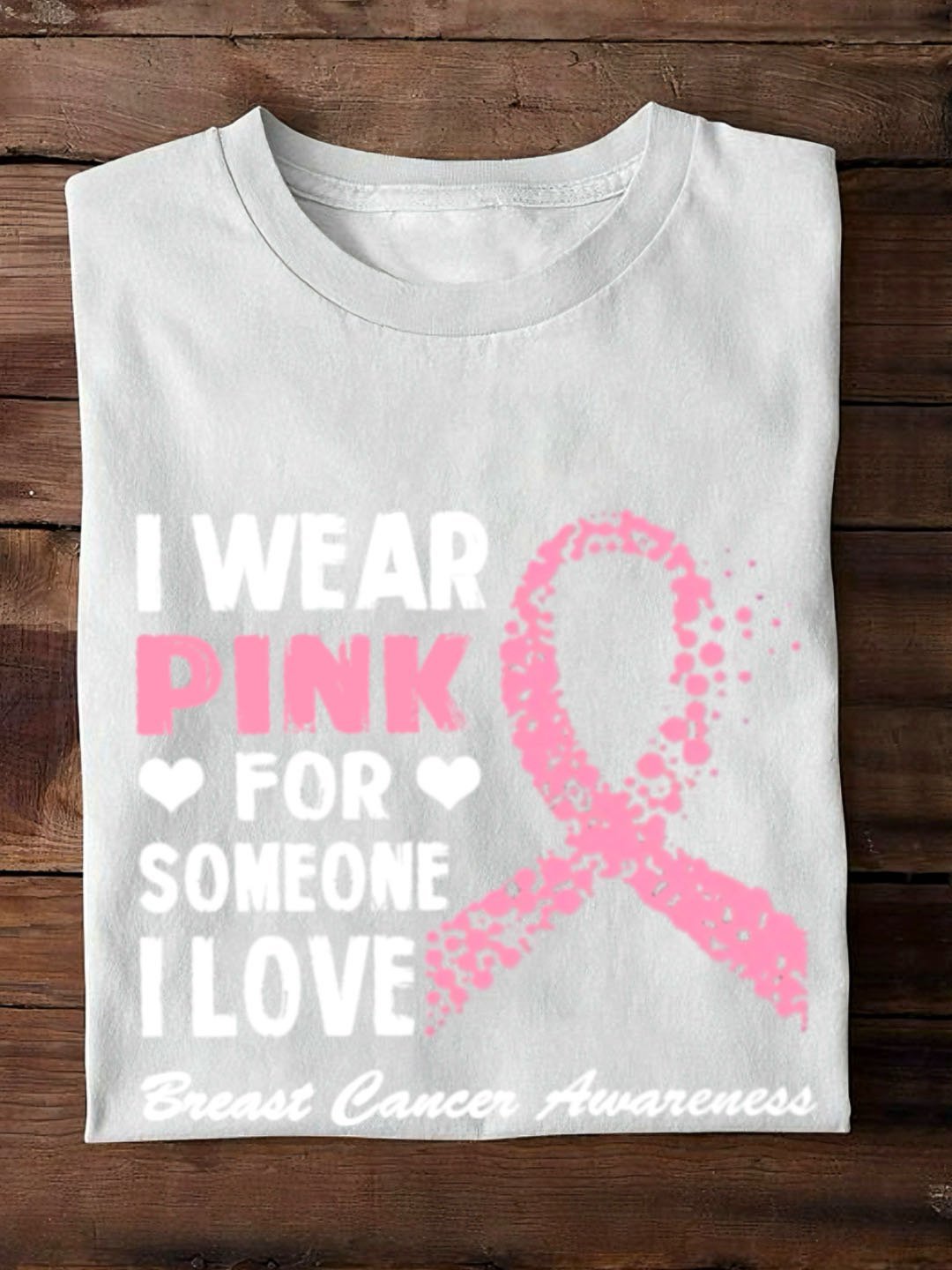 I wear pink Voltage the one i love Breast cancer awareness Breast Cancer	Breast Cancer Awareness Month  Sweatshirt