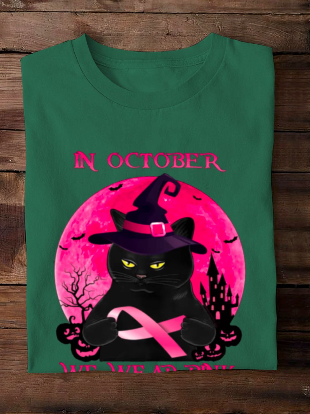 In October We Wear Pink Breast Cancer	Breast Cancer Awareness Month Sweatshirt