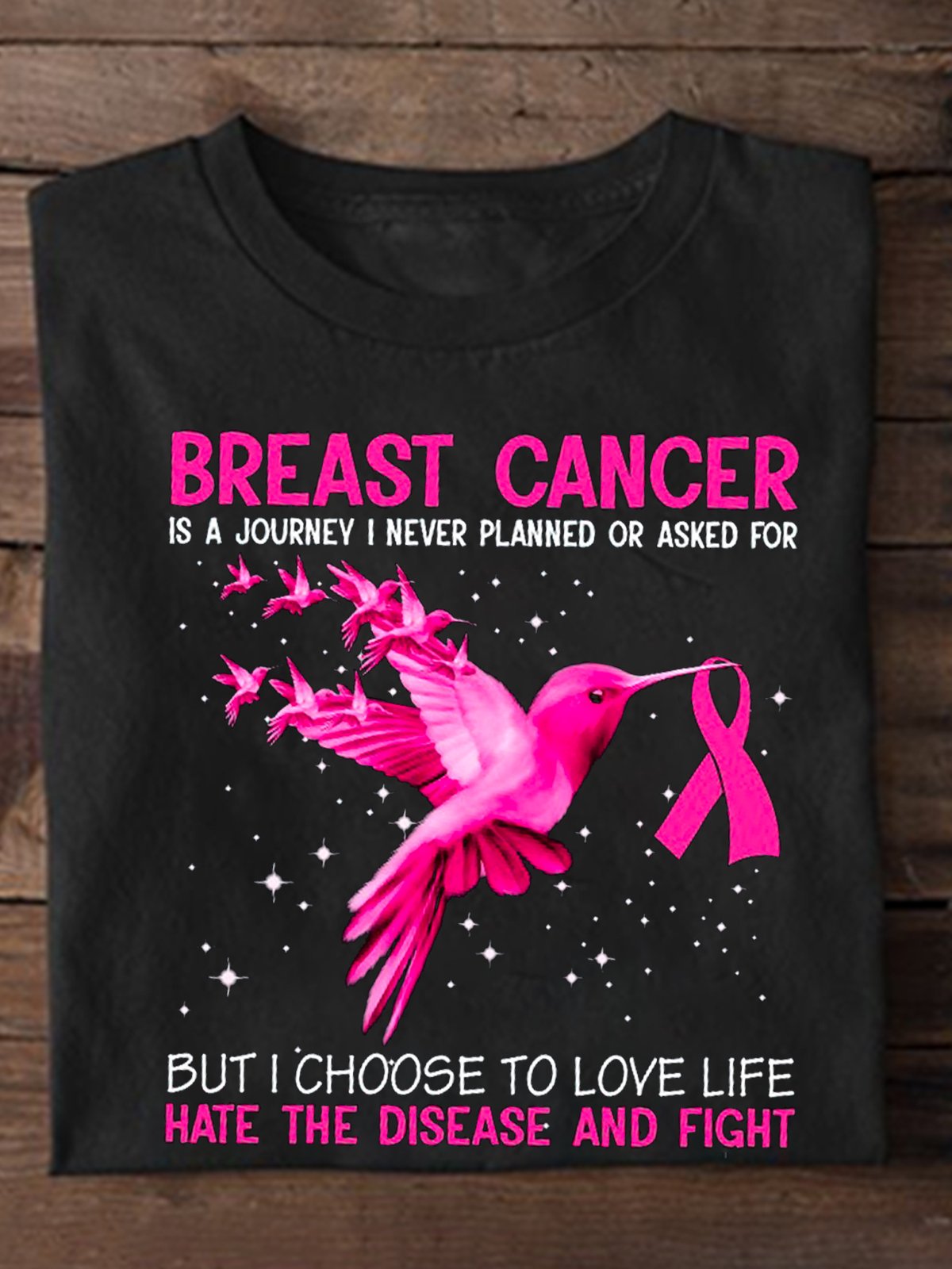 Breast Cancer is a journey I never planned Breast Cancer Breast Cancer Awareness Month T-Shirt