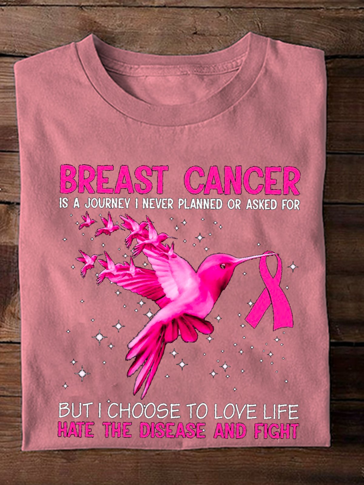 Breast Cancer is a journey I never planned Breast Cancer Breast Cancer Awareness Month T-Shirt