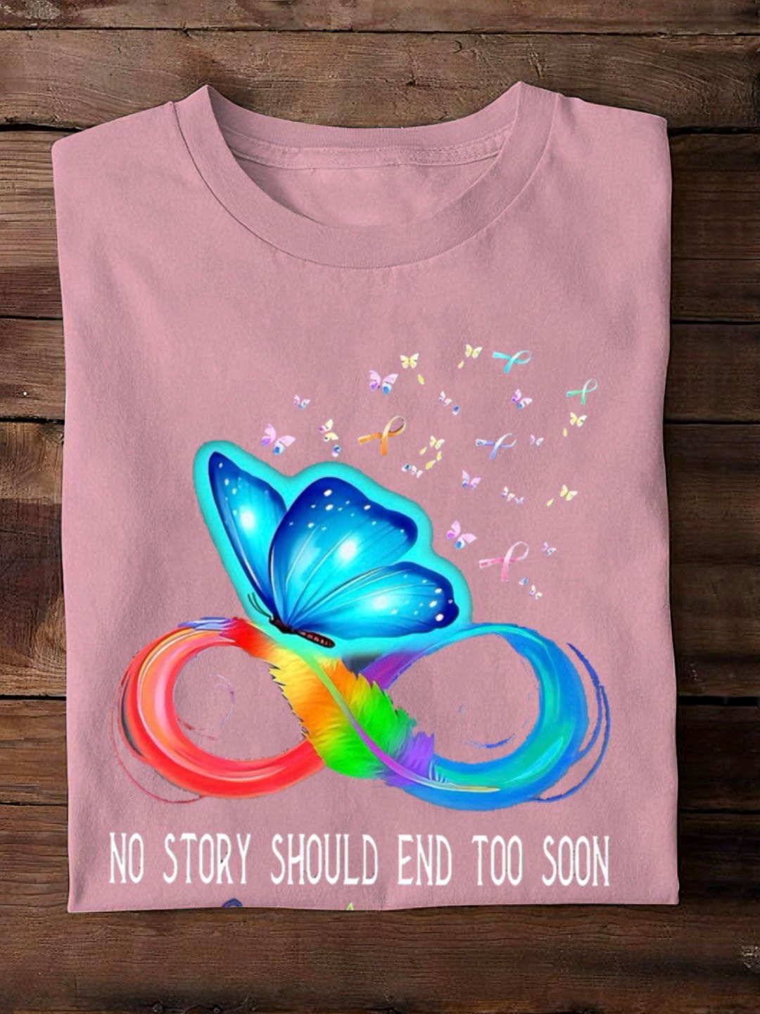 No Story Should End Too Soon - Cancer Awareness  Breast Cancer	Breast Cancer Awareness Month T-Shirt