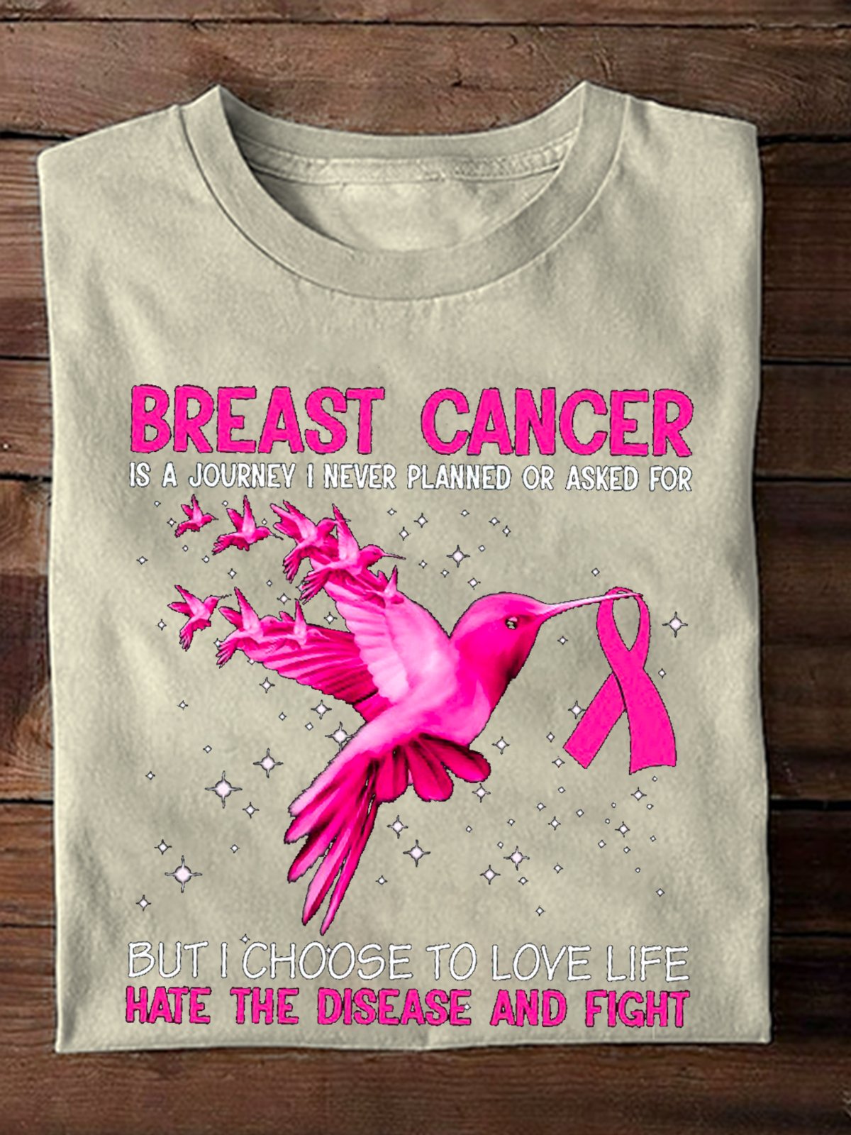 Breast Cancer is a journey I never planned Breast Cancer Breast Cancer Awareness Month T-Shirt