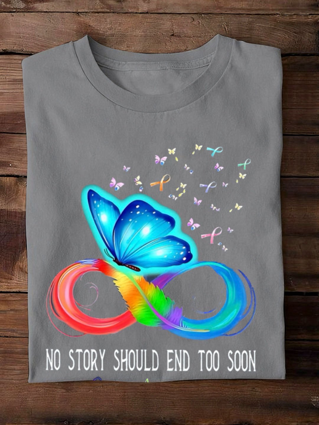 No Story Should End Too Soon - Cancer Awareness  Breast Cancer	Breast Cancer Awareness Month T-Shirt