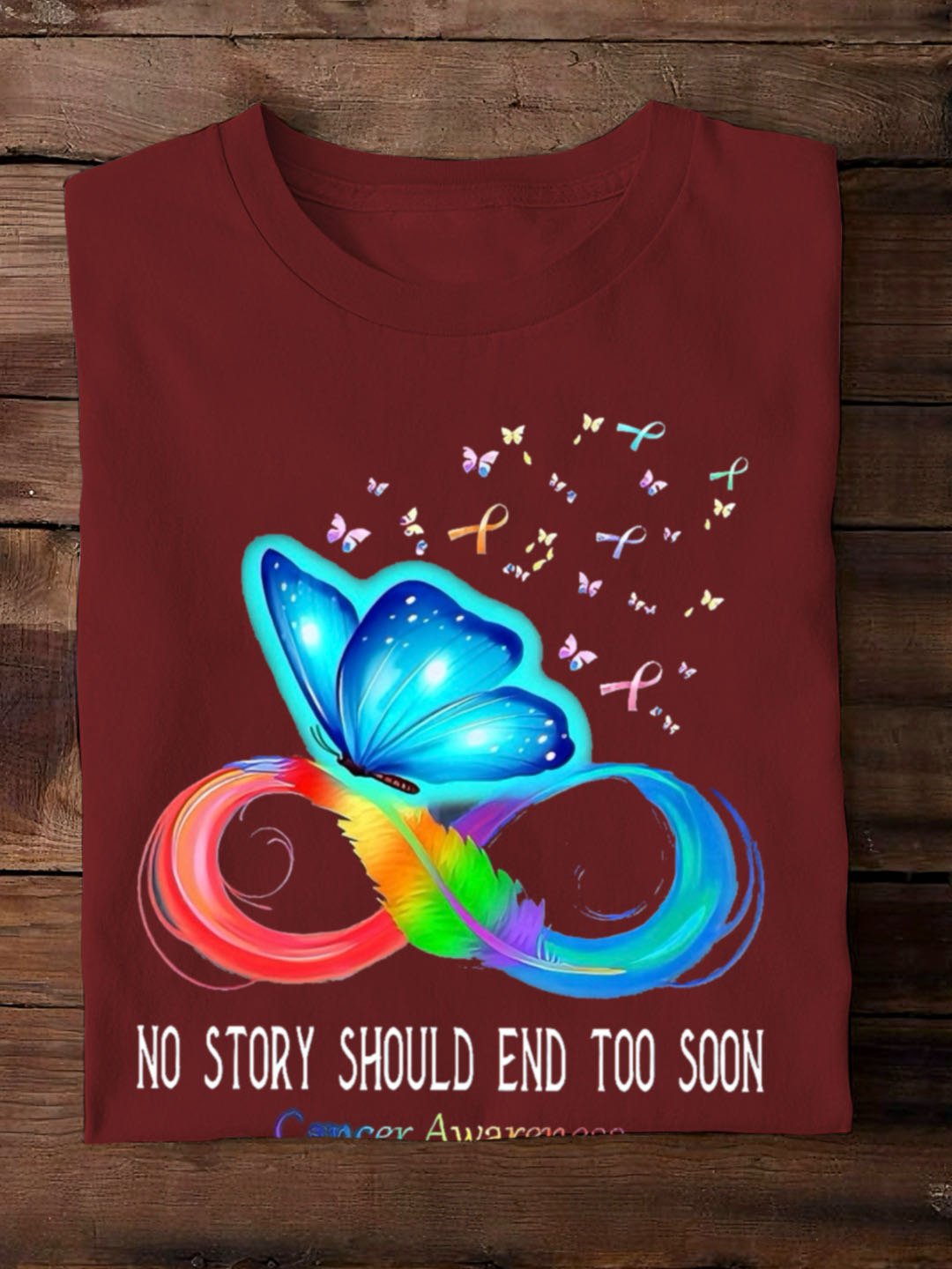 No Story Should End Too Soon - Cancer Awareness  Breast Cancer	Breast Cancer Awareness Month T-Shirt