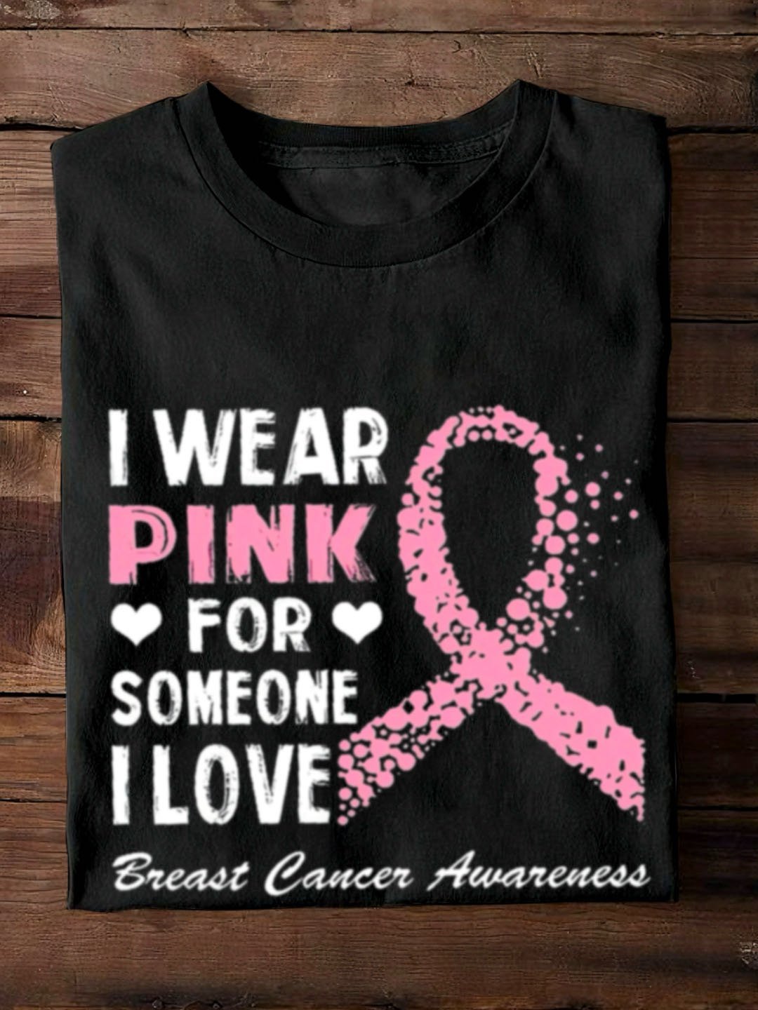 I wear pink Voltage the one i love Breast cancer awareness Breast Cancer	Breast Cancer Awareness Month  Sweatshirt