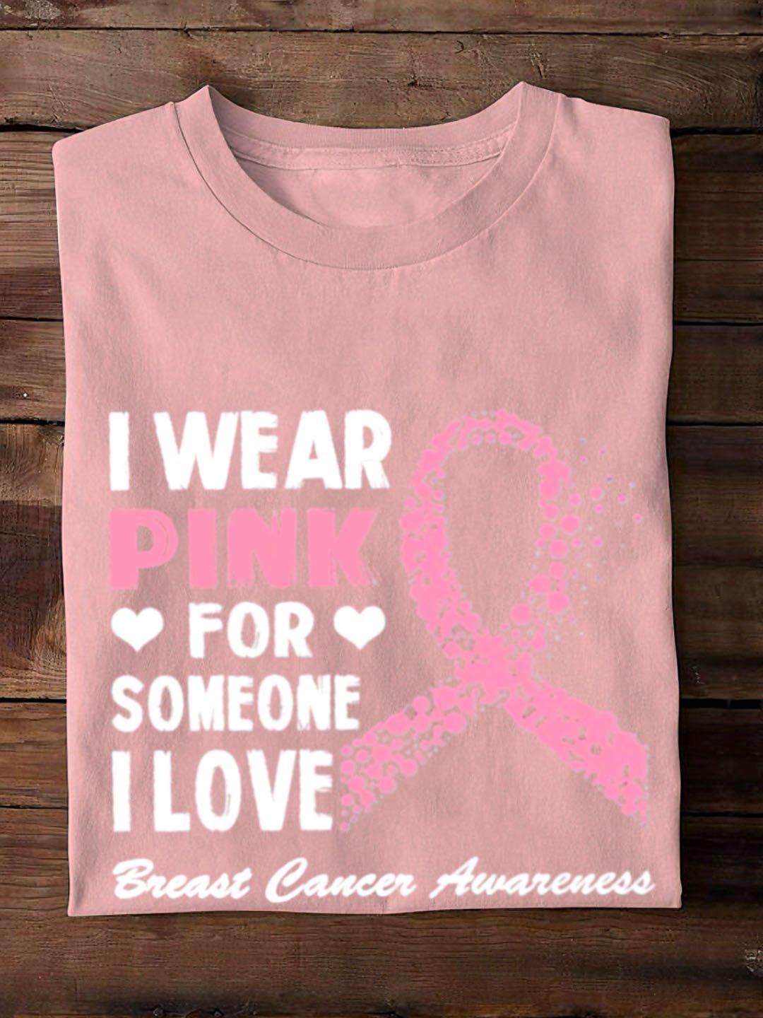 I wear pink Voltage the one i love Breast cancer awareness Breast Cancer	Breast Cancer Awareness Month  Sweatshirt