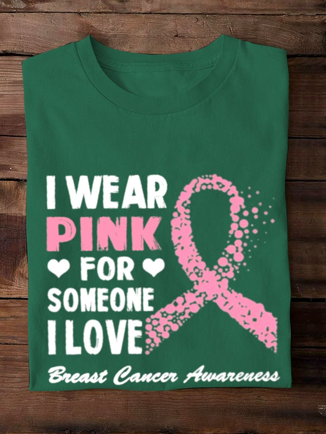 I wear pink Voltage the one i love Breast cancer awareness Breast Cancer	Breast Cancer Awareness Month  Sweatshirt