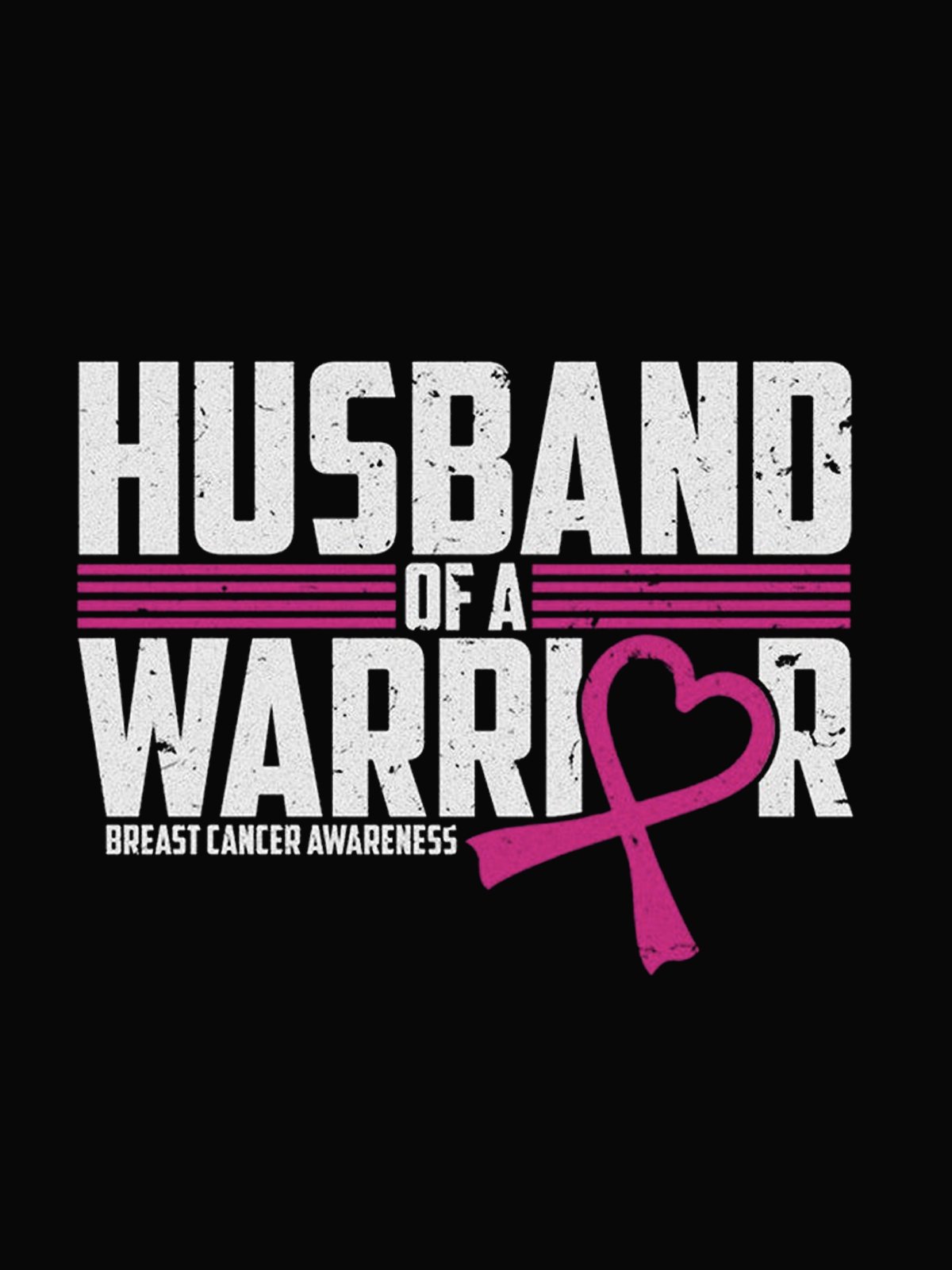 Husband Of A Warrior Breast Cancer Breast Cancer Awareness Month T-Shirt