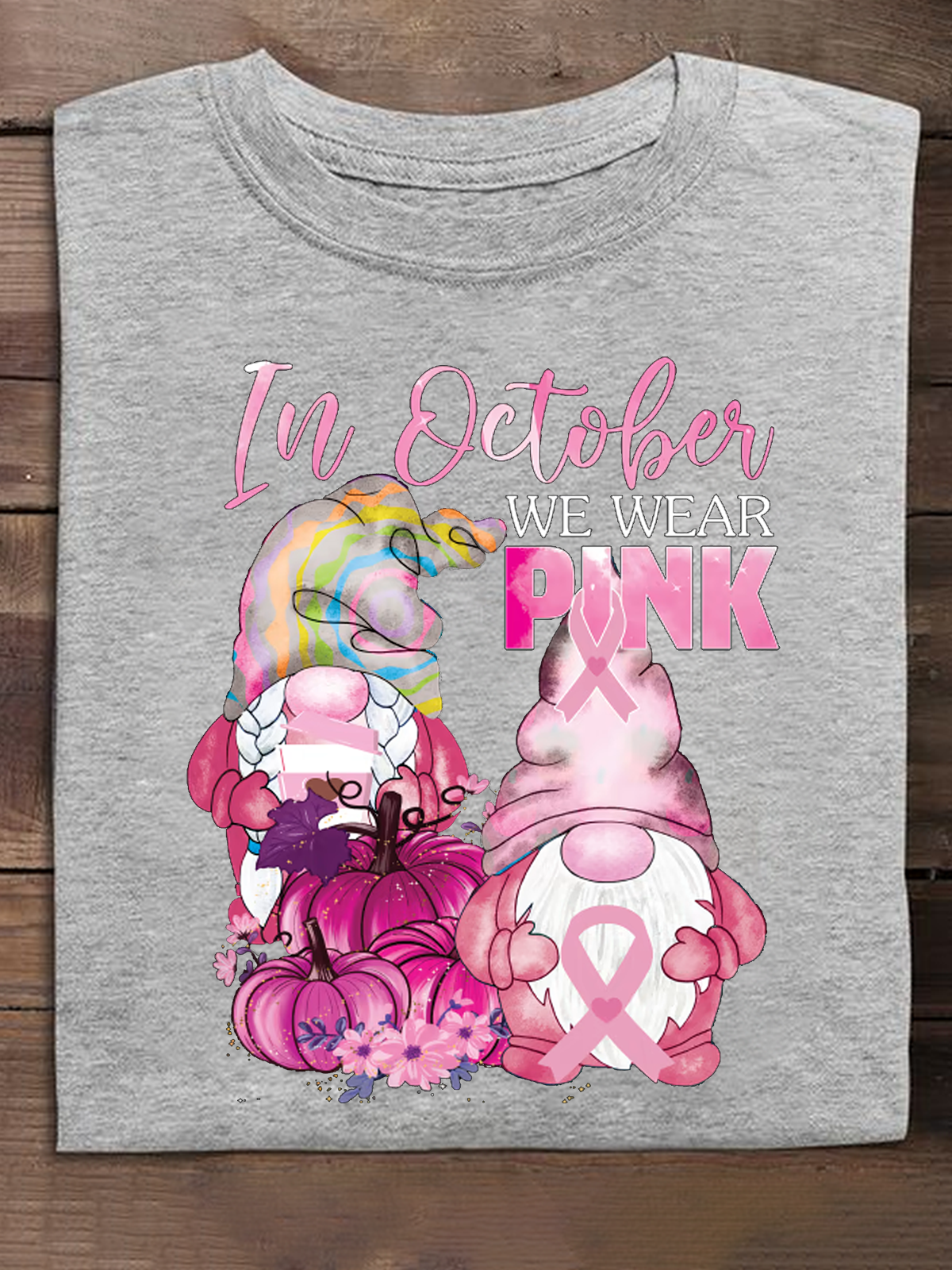 In october we wear pink Breast Cancer Breast Cancer Awareness Month T-Shirt