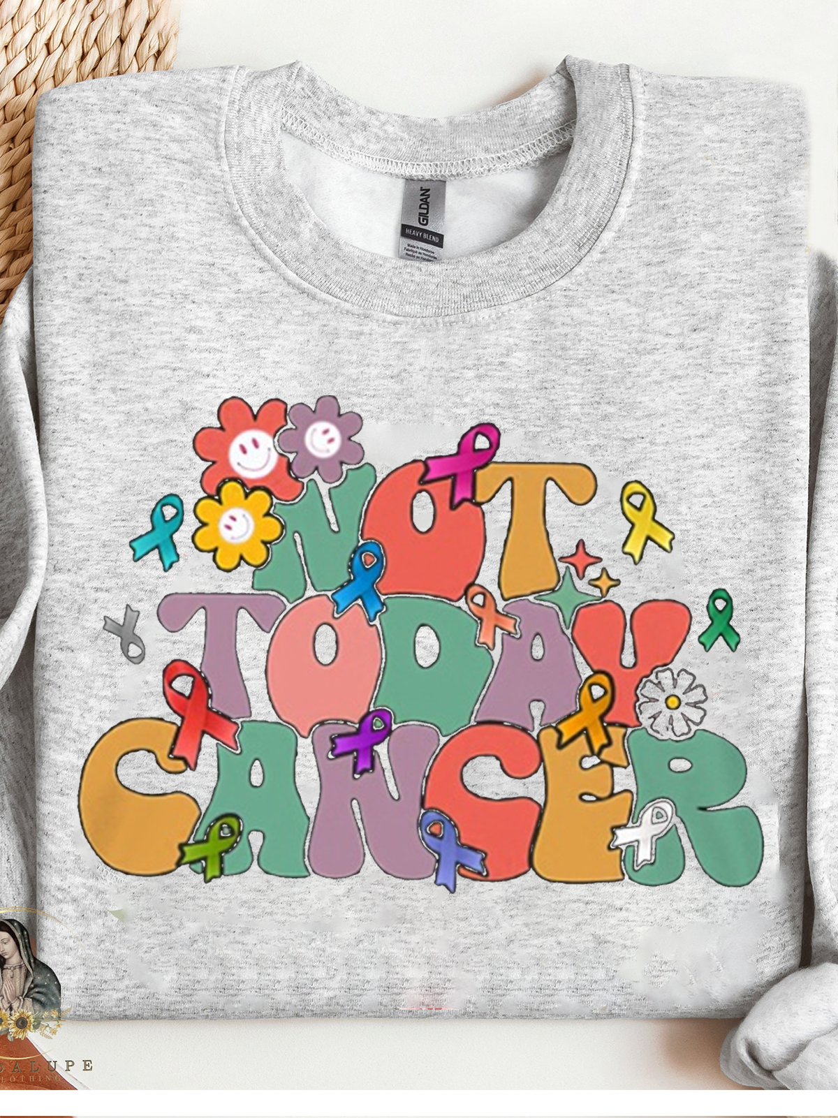 Not Today Cancer Breast Cancer Breast Cancer Awareness Month Sweatshirt