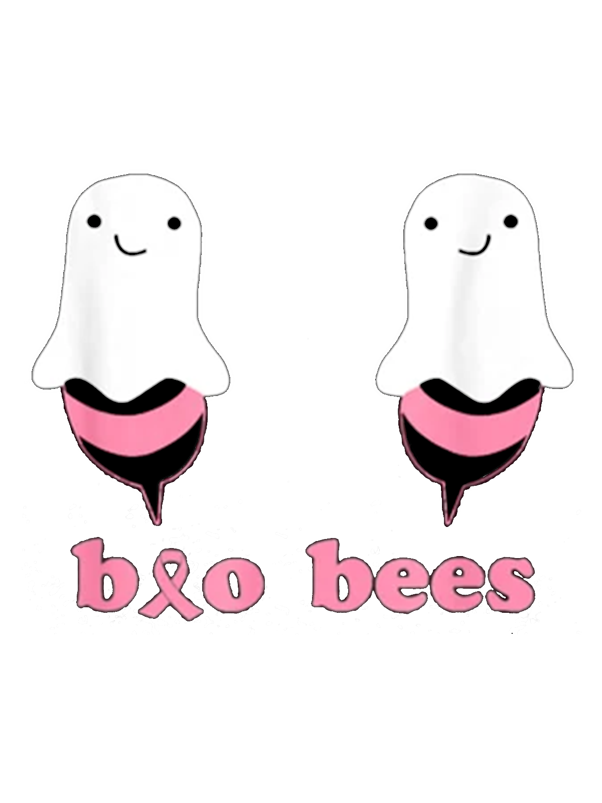 Boo Bees Breast Cancer Breast Cancer Awareness Month T-Shirt