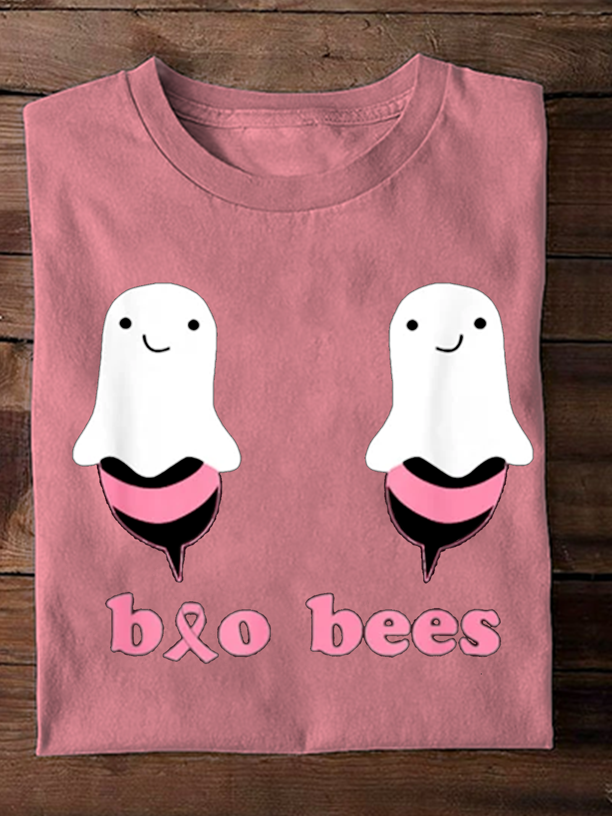 Boo Bees Breast Cancer Breast Cancer Awareness Month T-Shirt